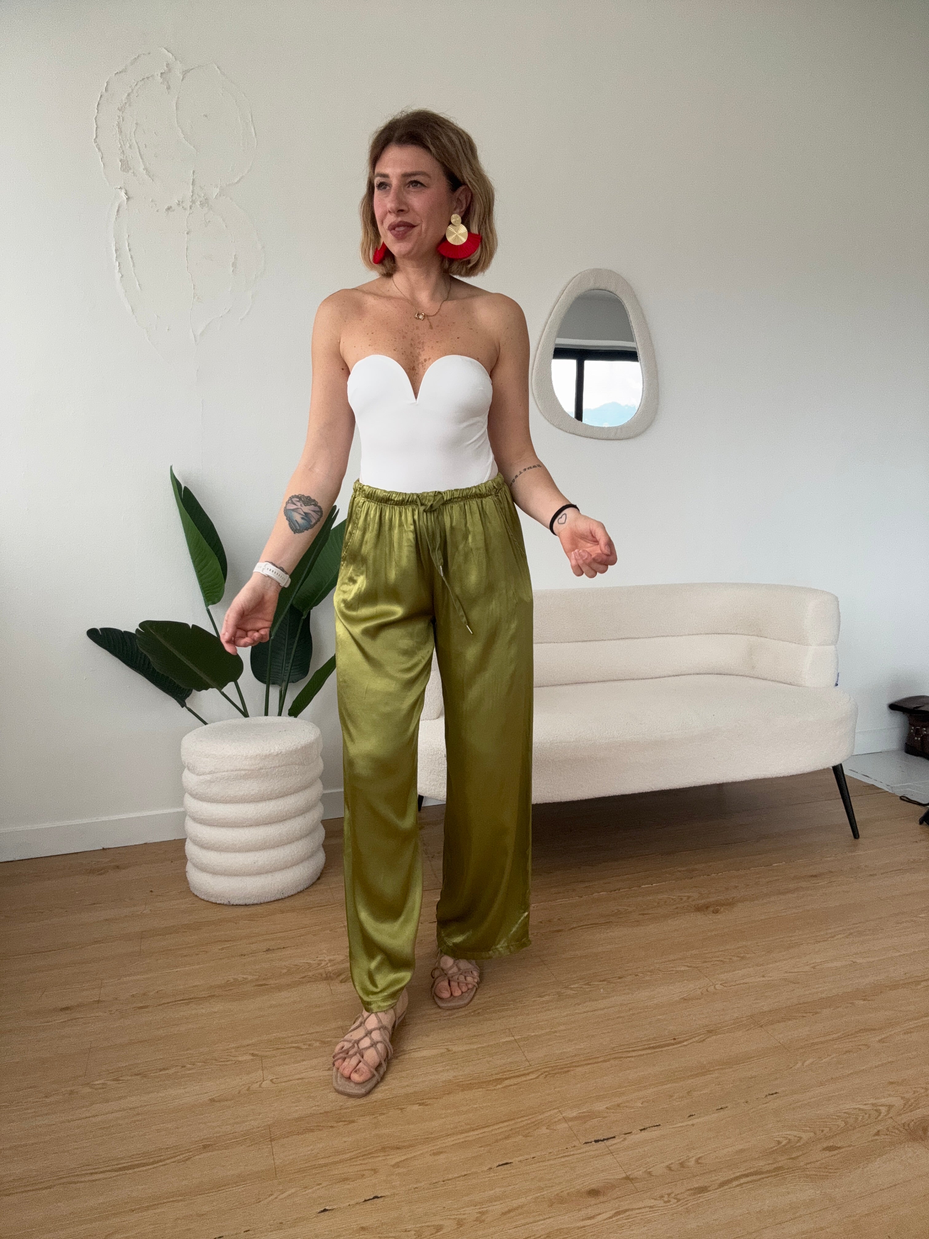 Pantalaccio effetto seta