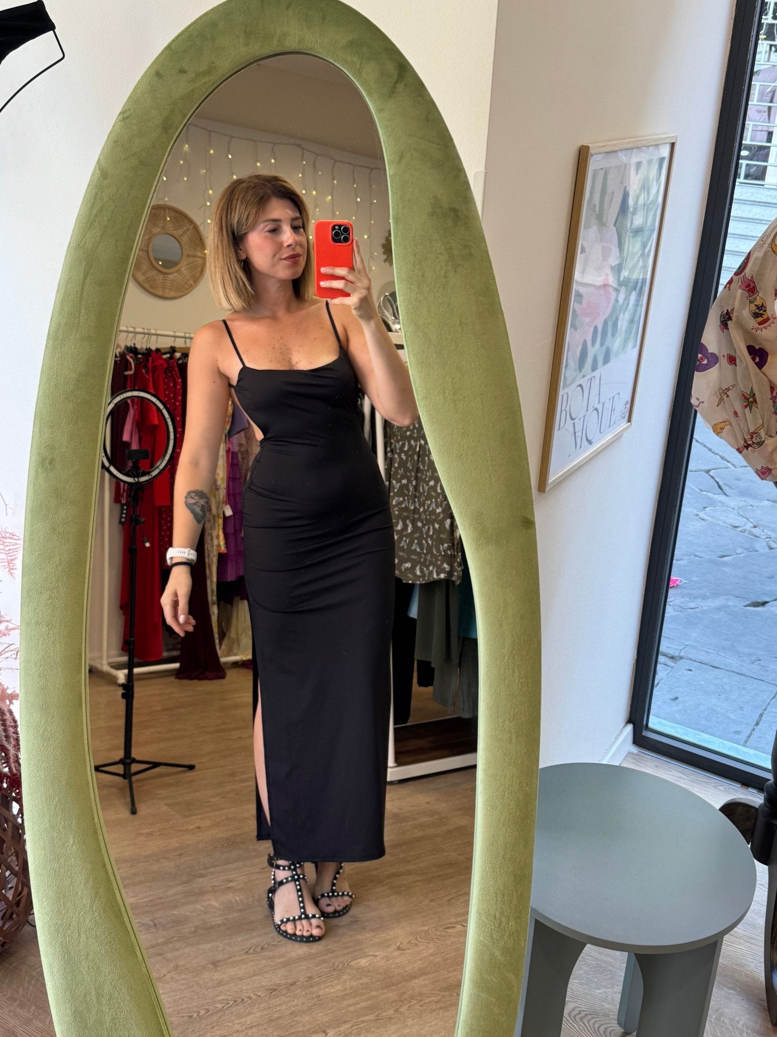 Abito Kim con bretelle scollato sul retro - G.Glamour