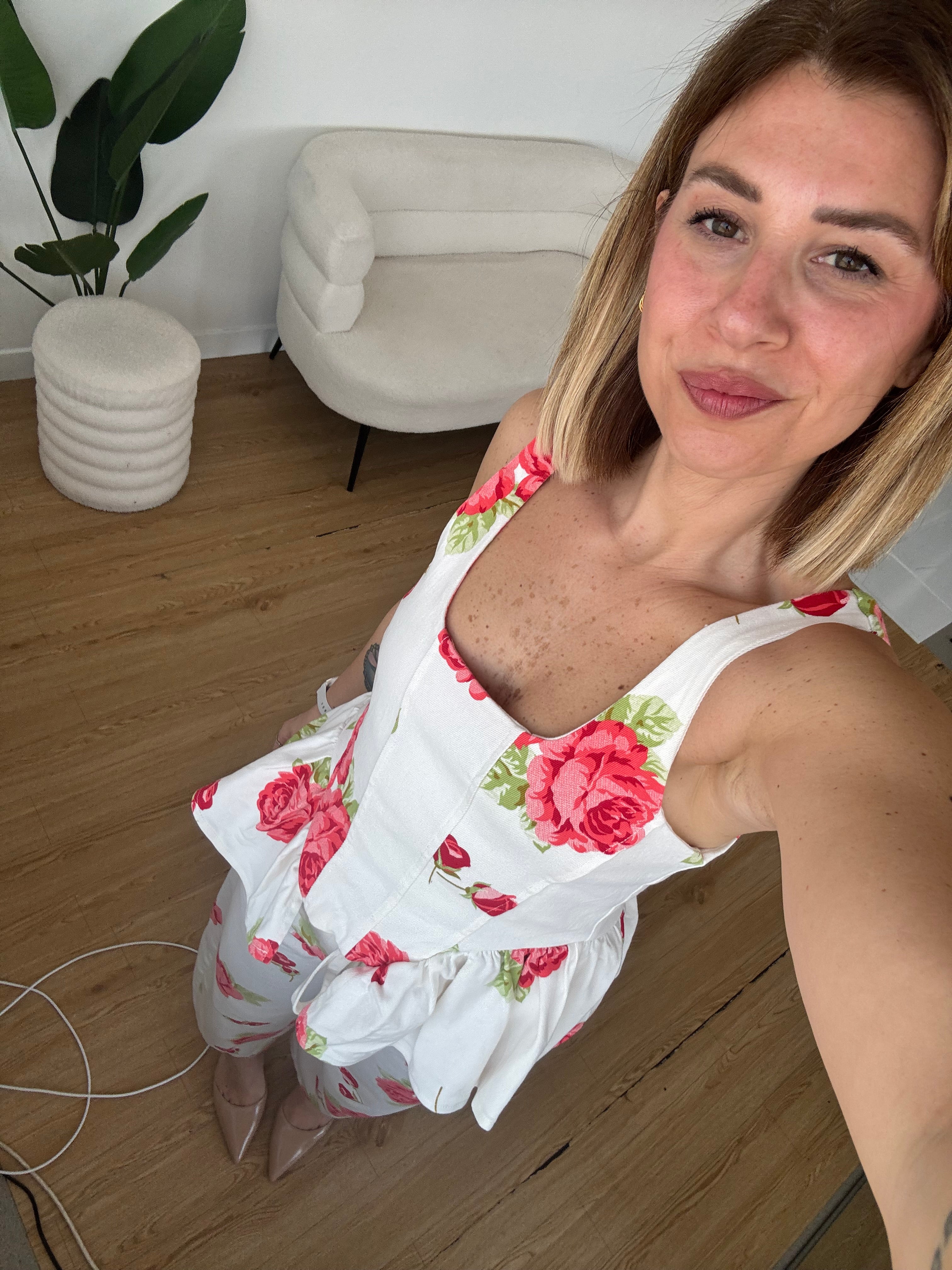 Corpetto denim rose by LUMINA