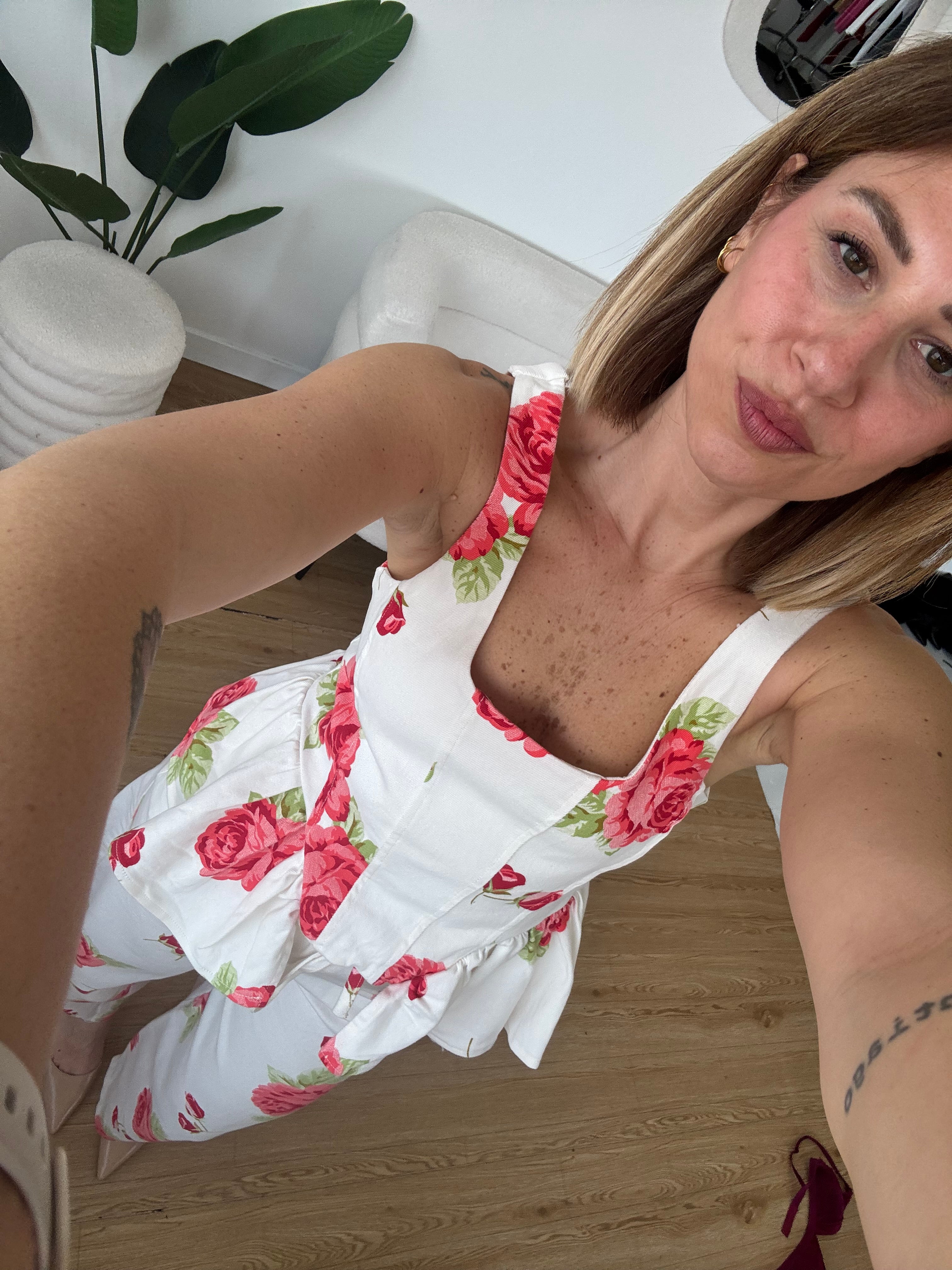 Corpetto denim rose by LUMINA