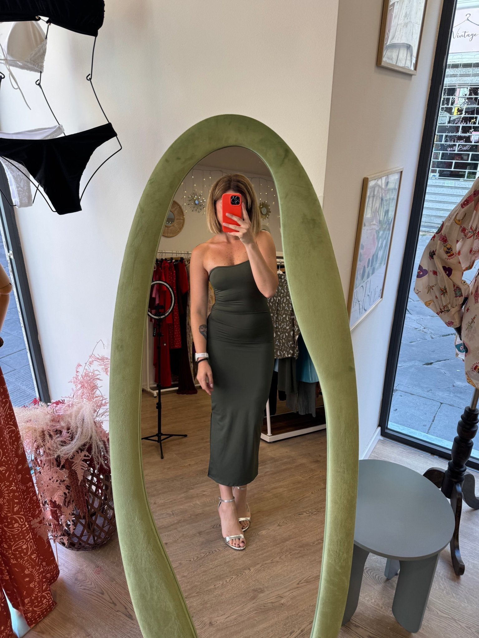 Abito Kim senza spalline con coppe - G.Glamour