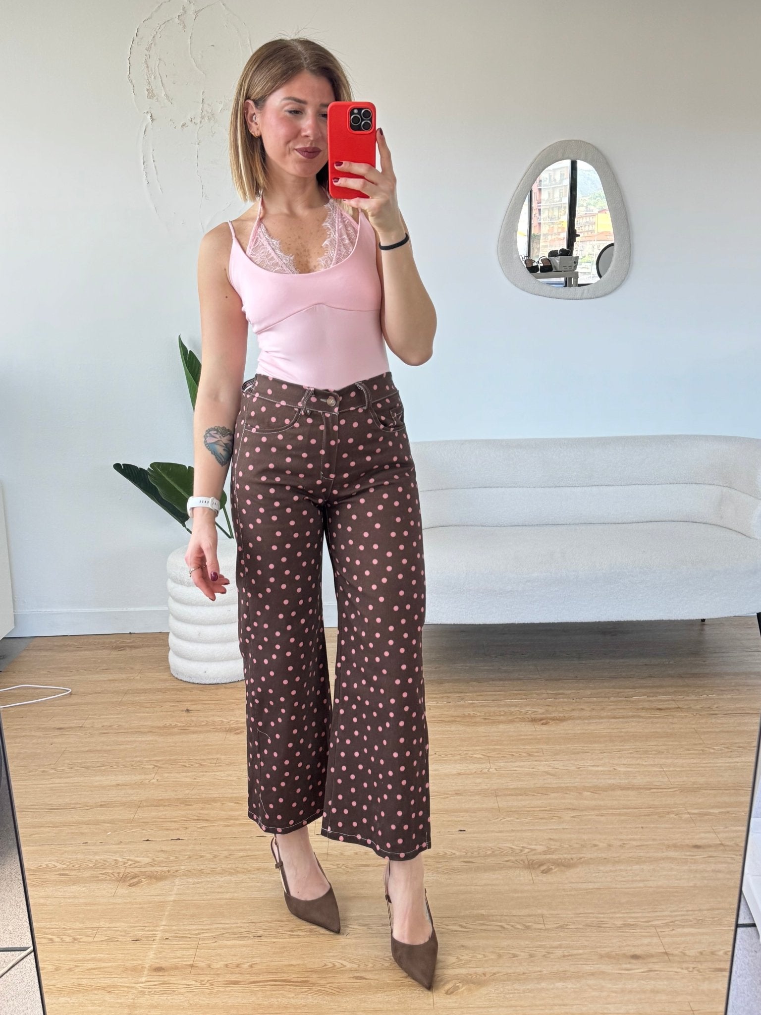 Jeans 7/8 a pois - G.Glamour