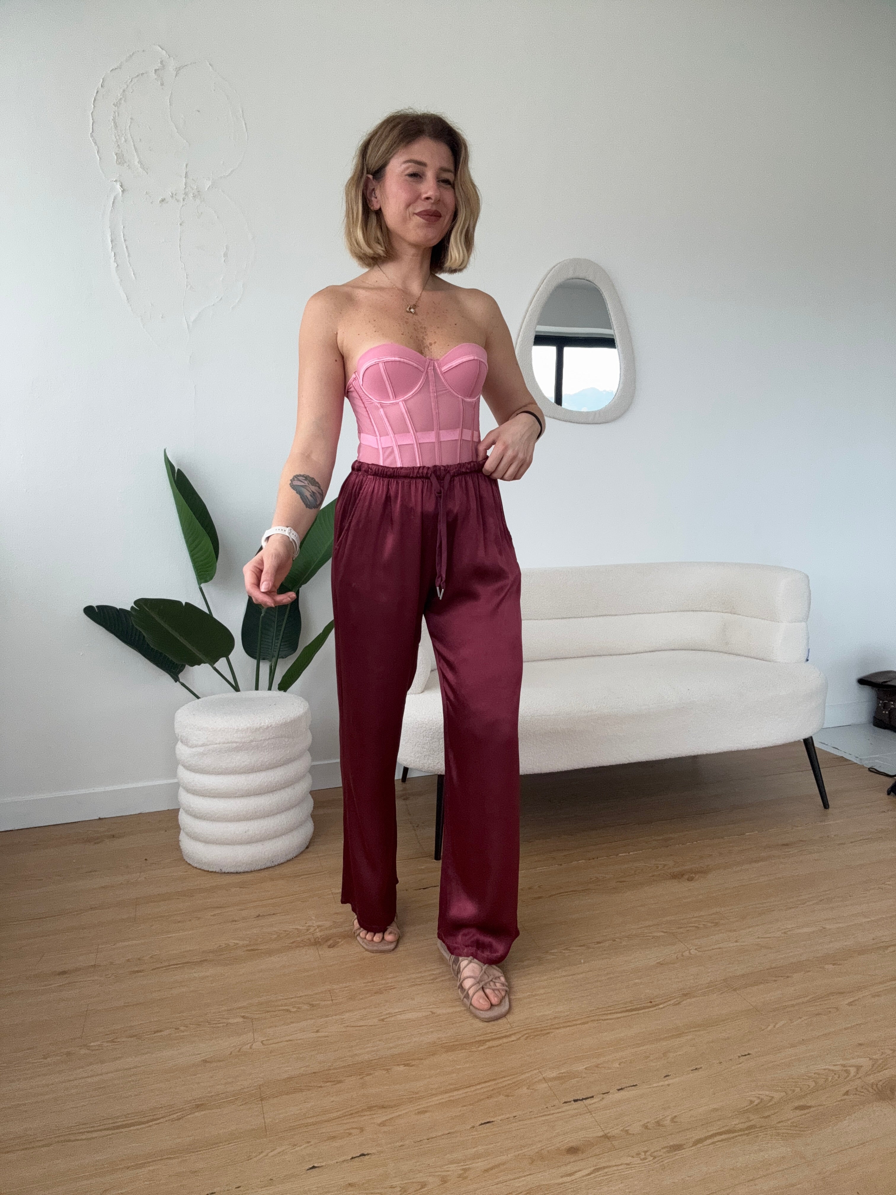 Pantalaccio effetto seta