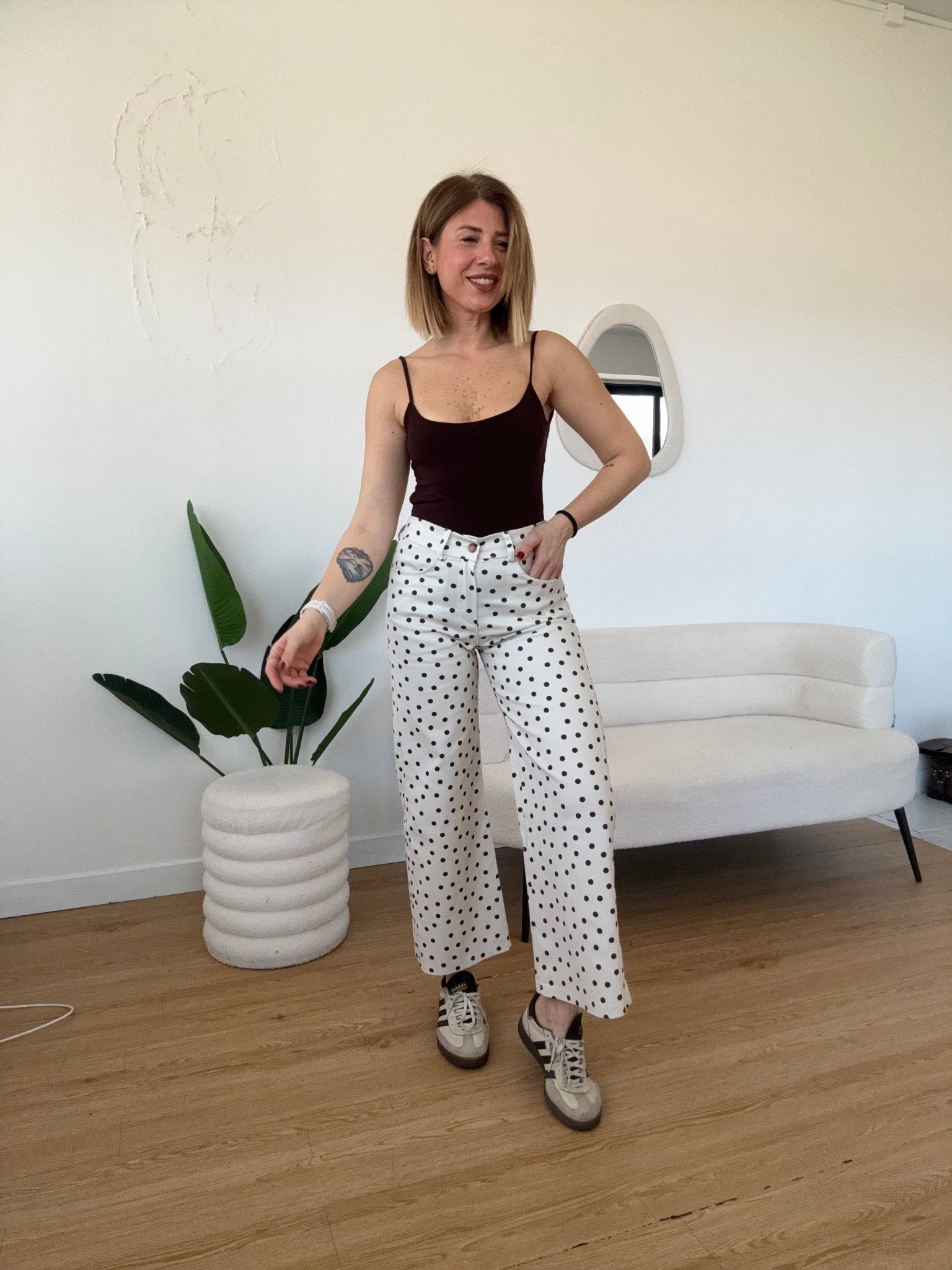 Jeans 7/8 a pois - G.Glamour