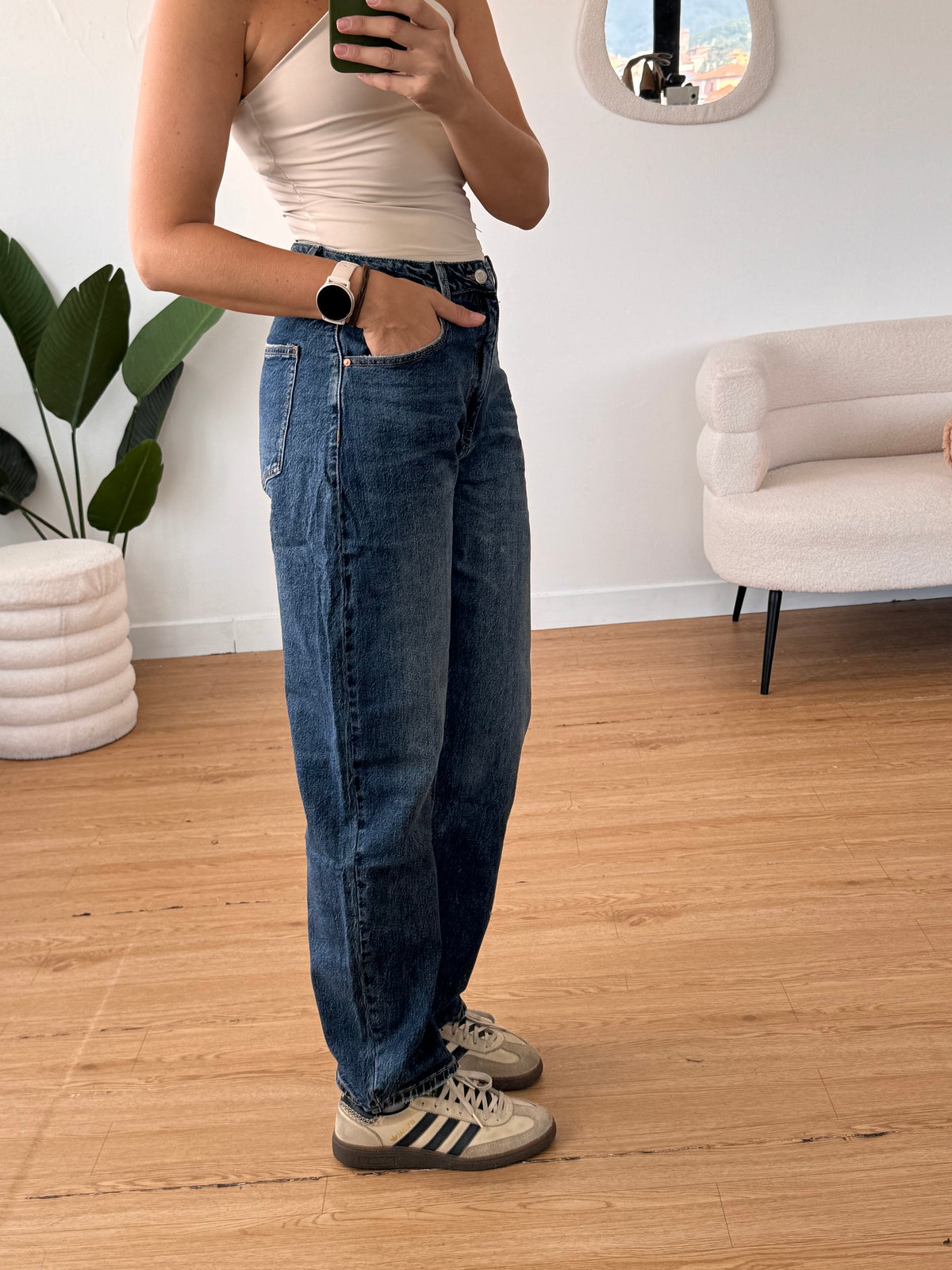 Jeans barrel basic