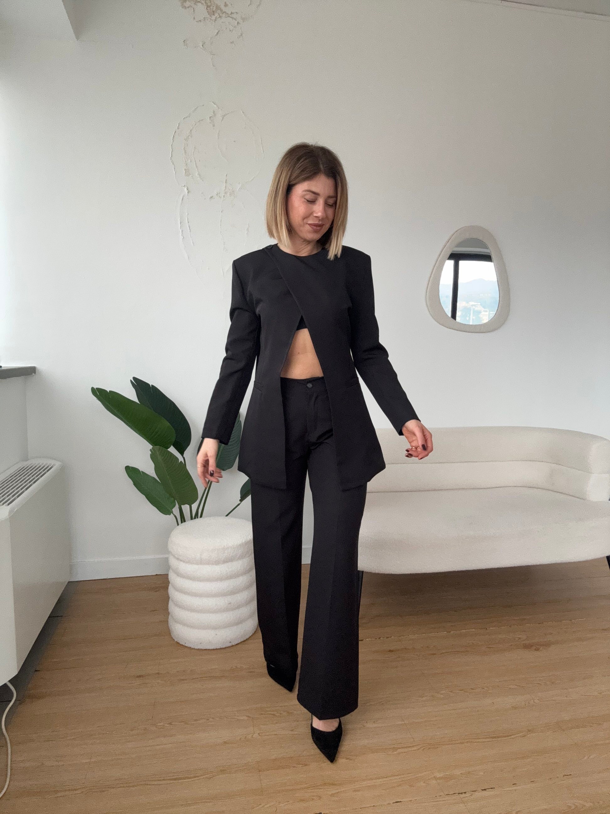 Completo blazer incrociato