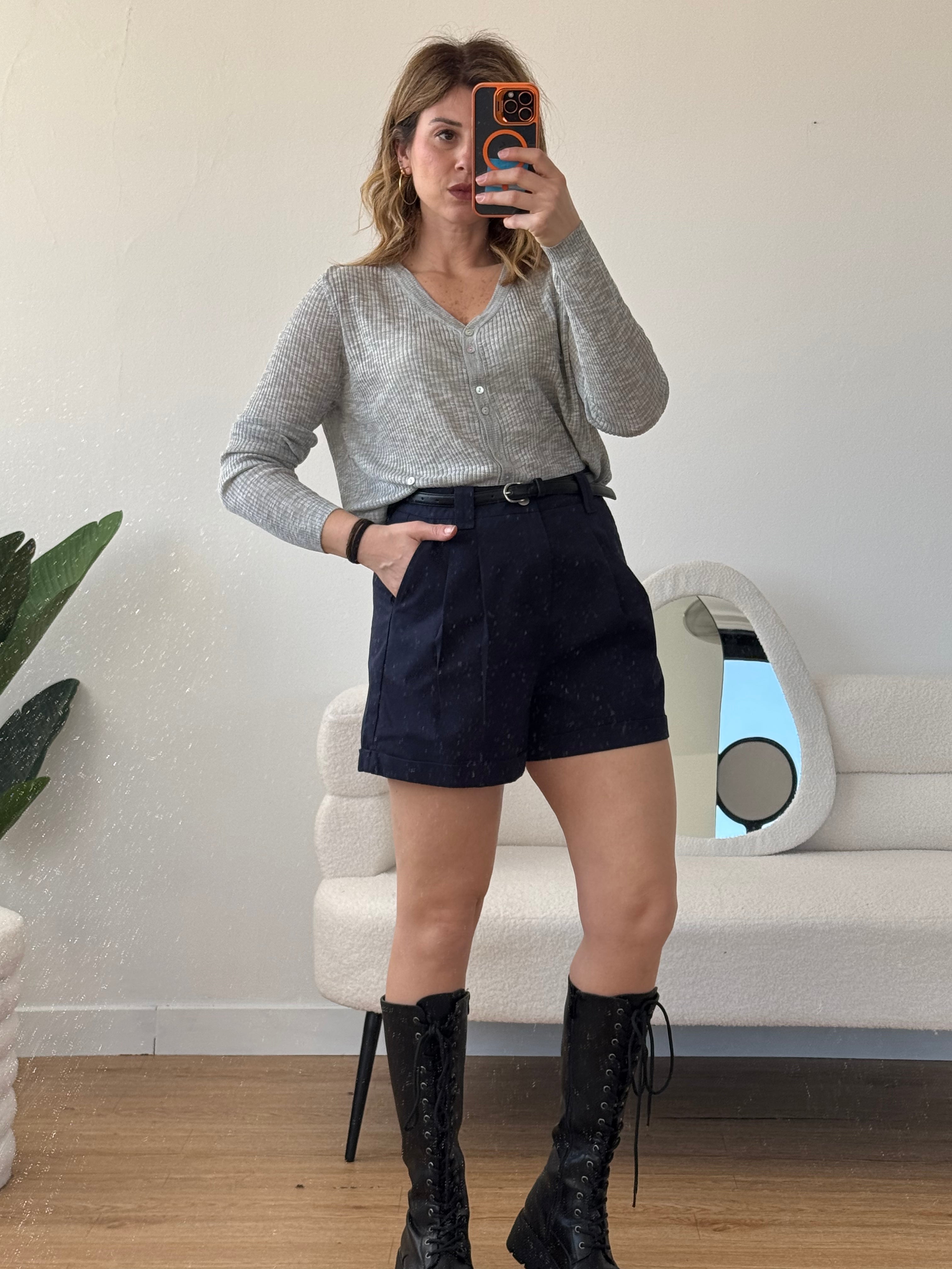 Shorts con cintura