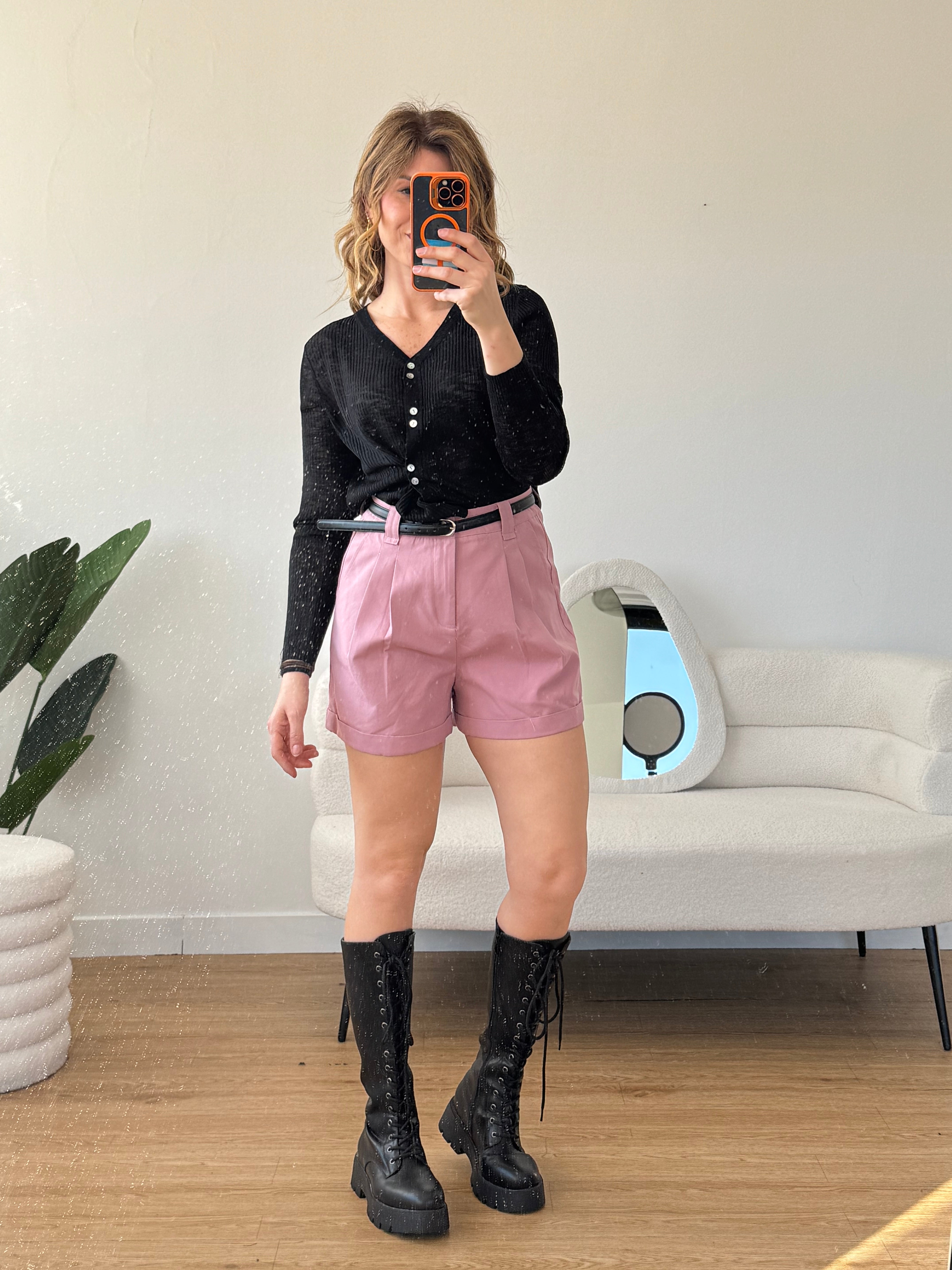 Shorts con cintura