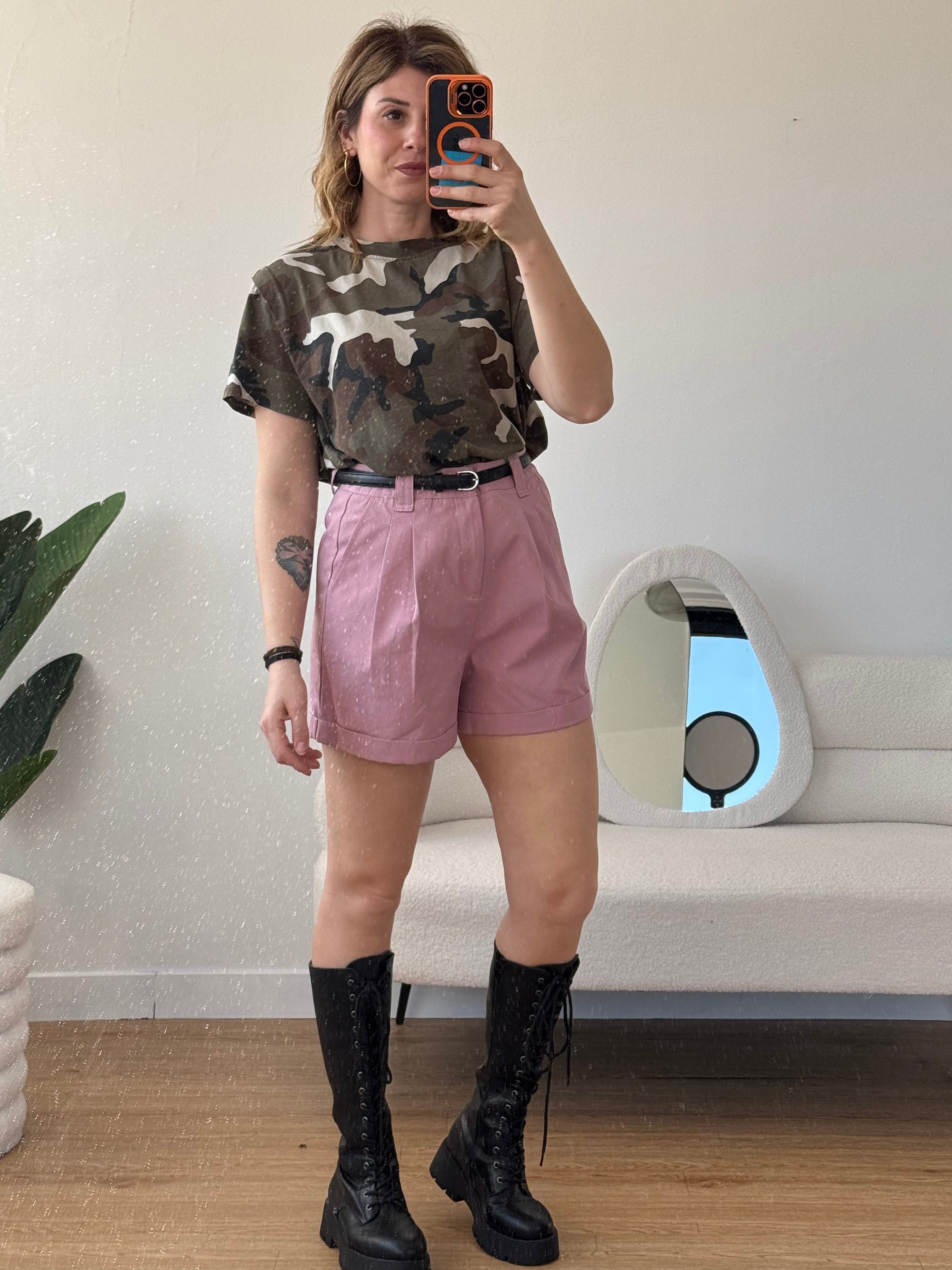 Shorts con cintura