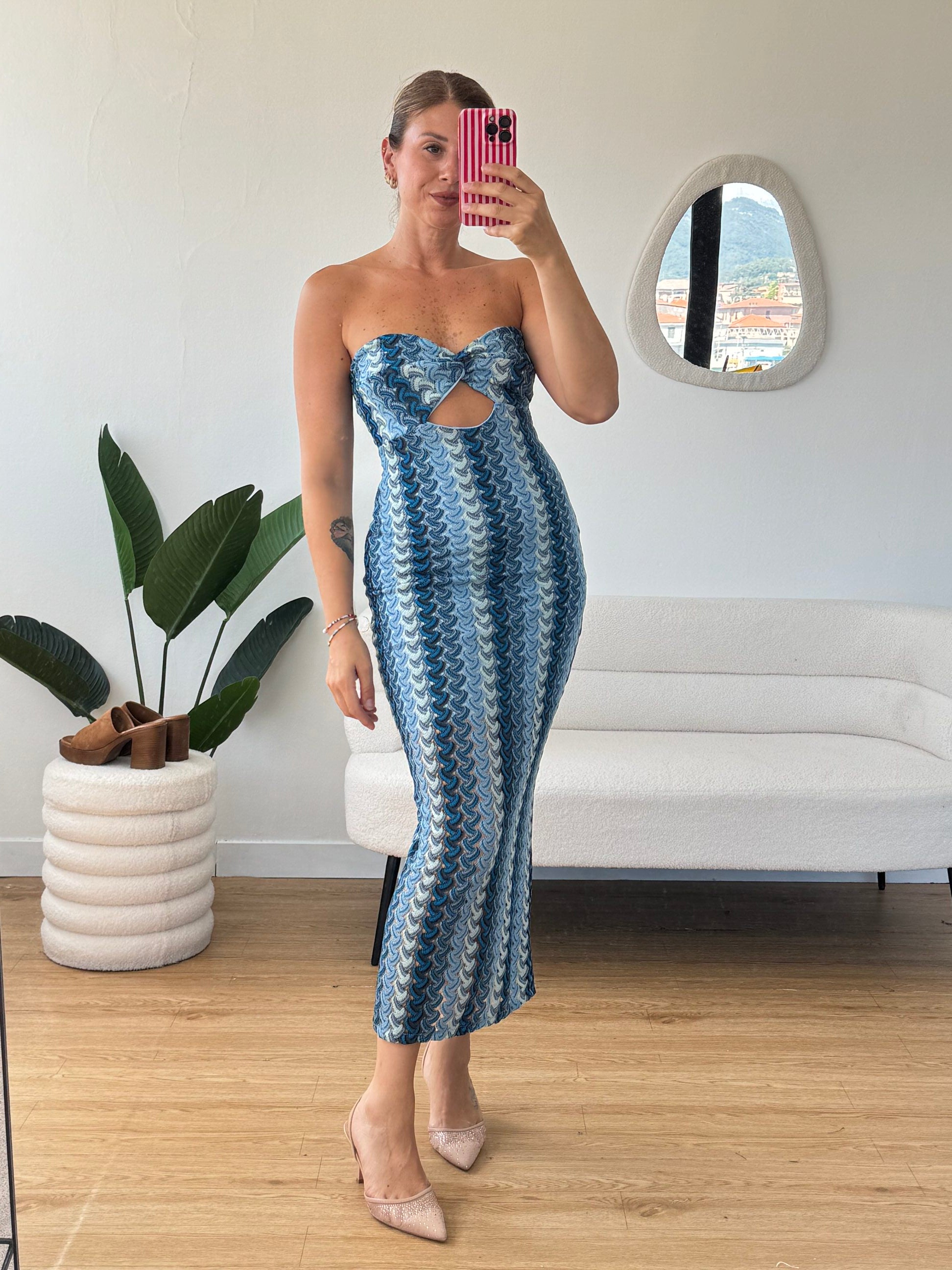 Tubino fantasia missoni Cut out