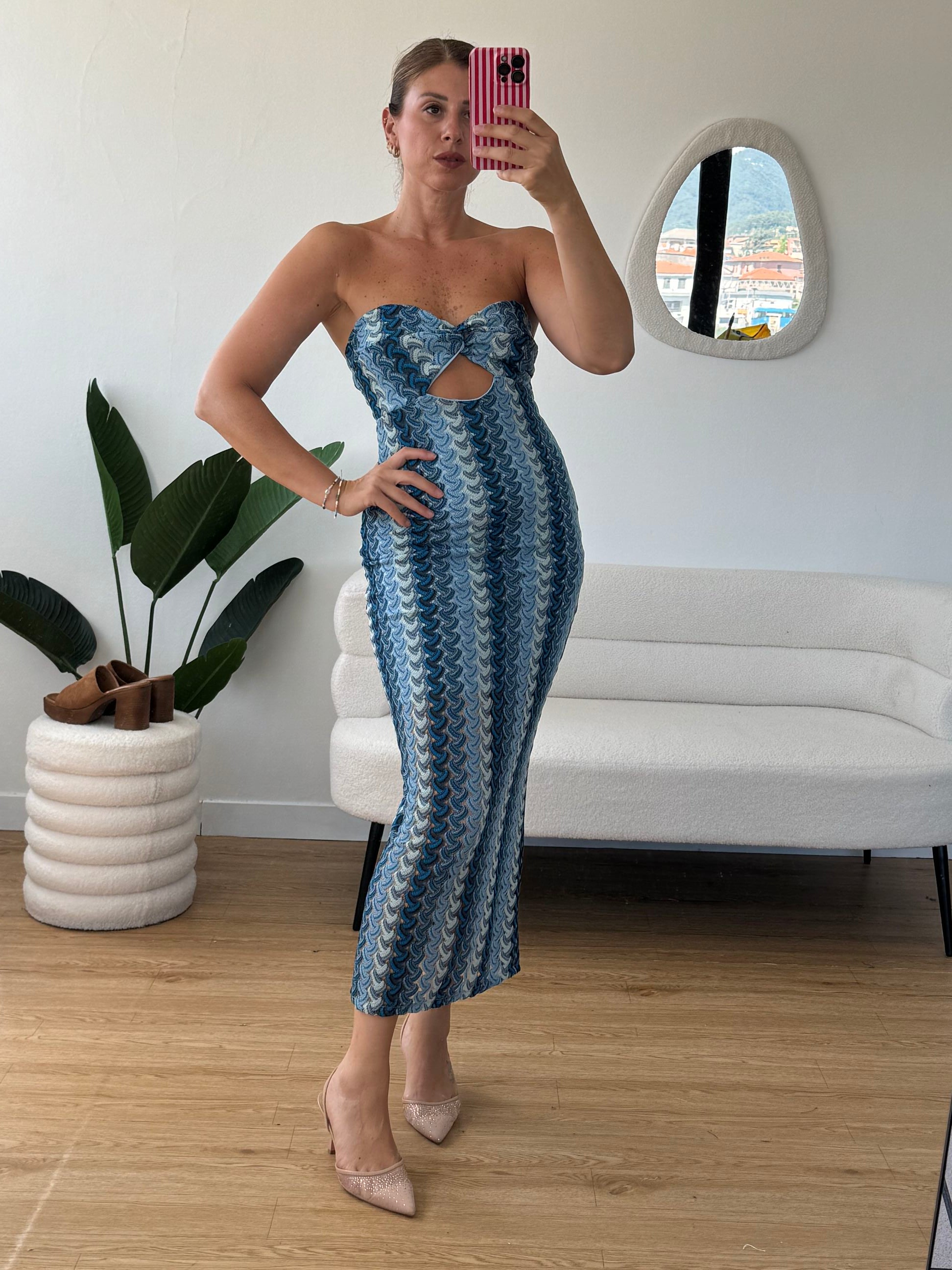 Tubino fantasia missoni Cut out