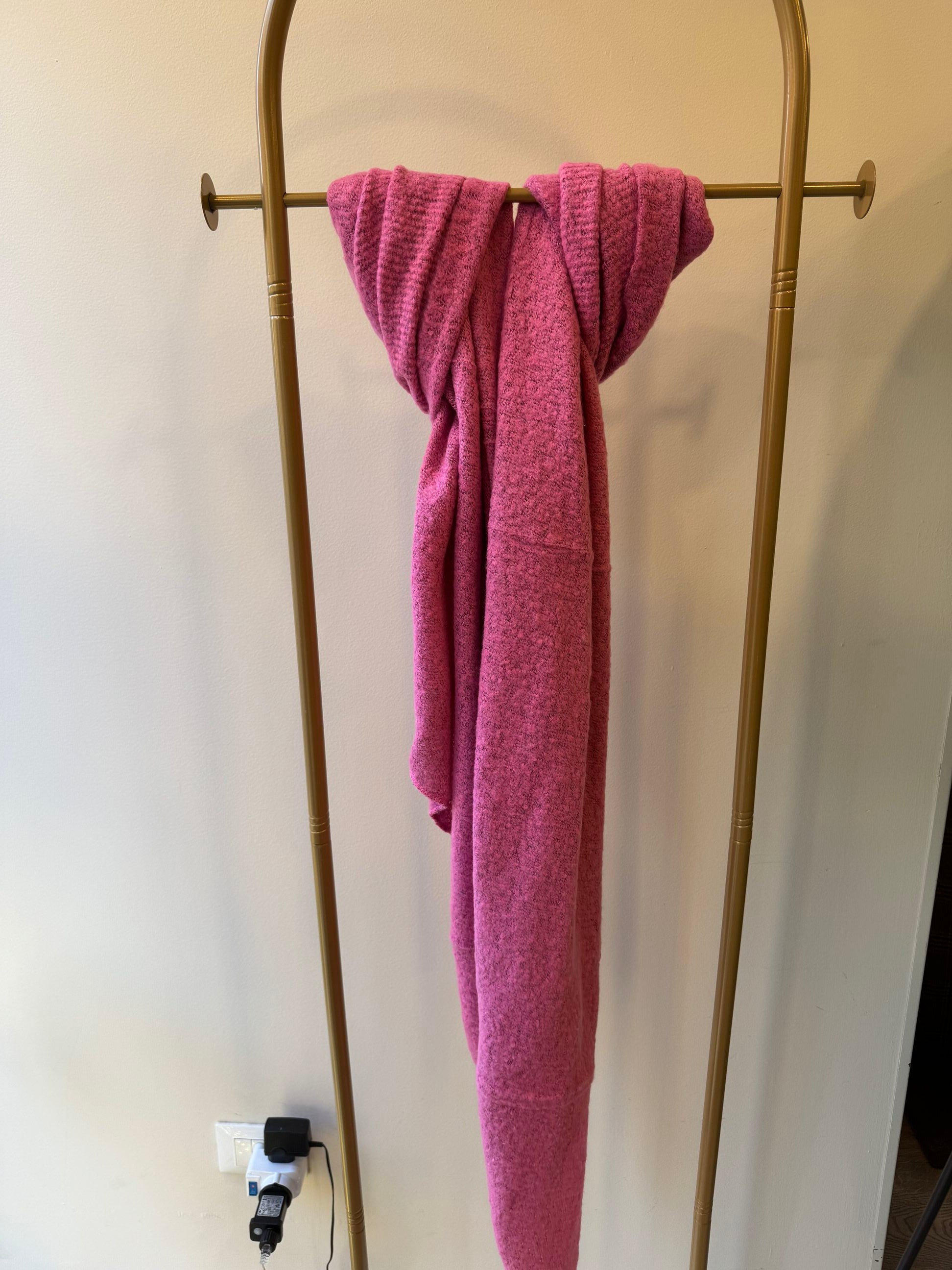 Maxi sciarpa asimmetrica