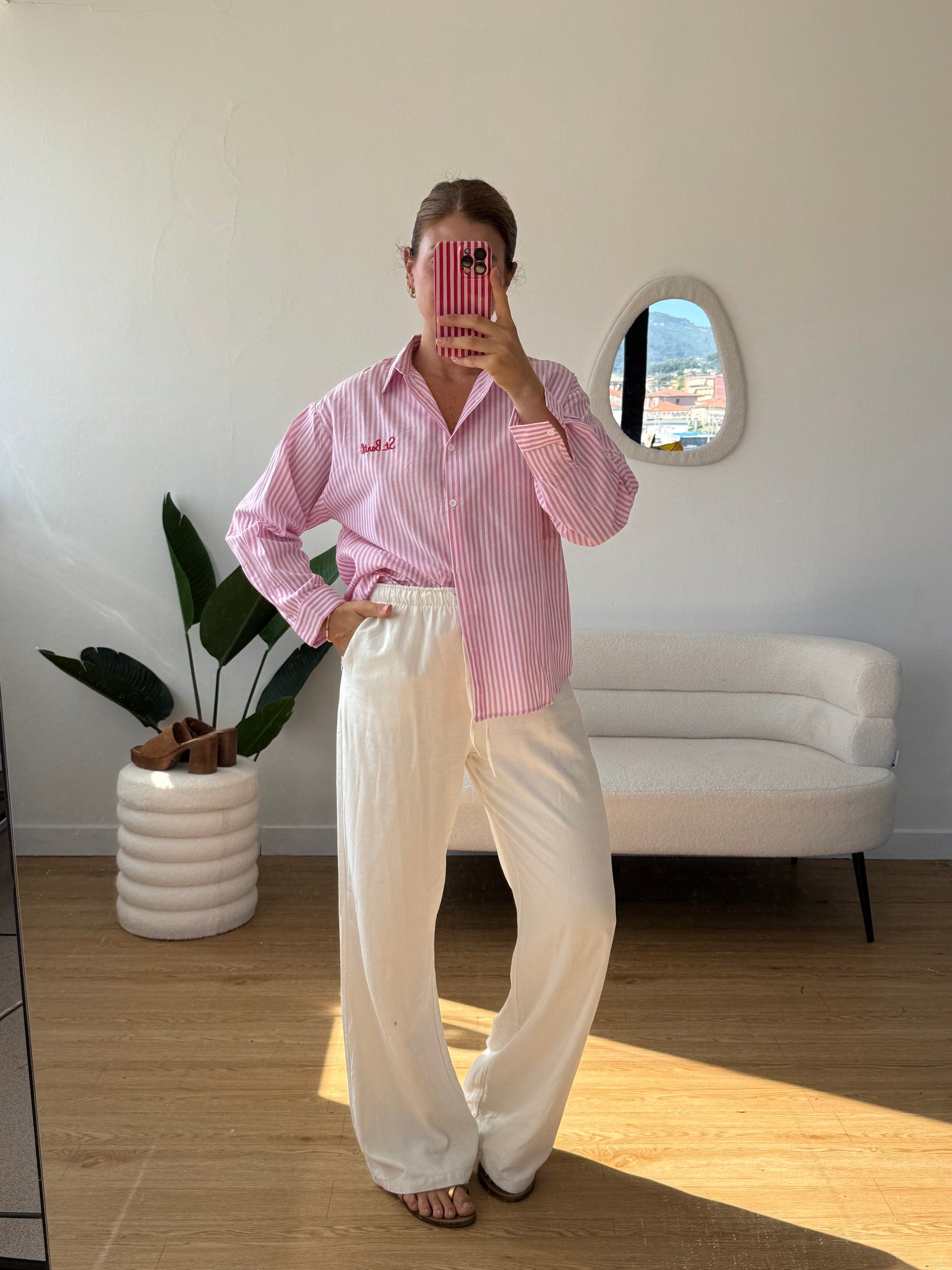 Camicia S. Barth a righe rosa
