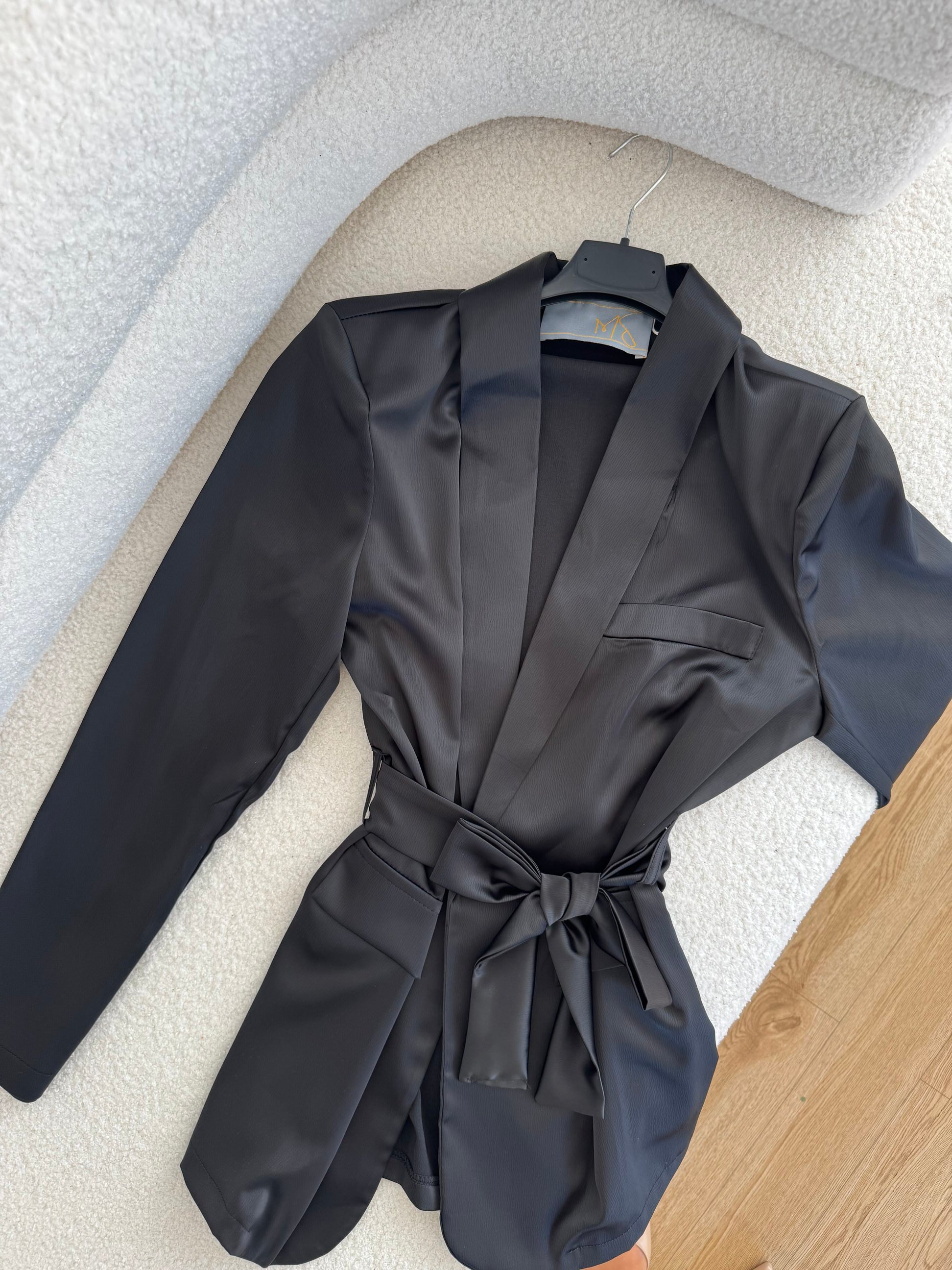 Tailleur effetto seta