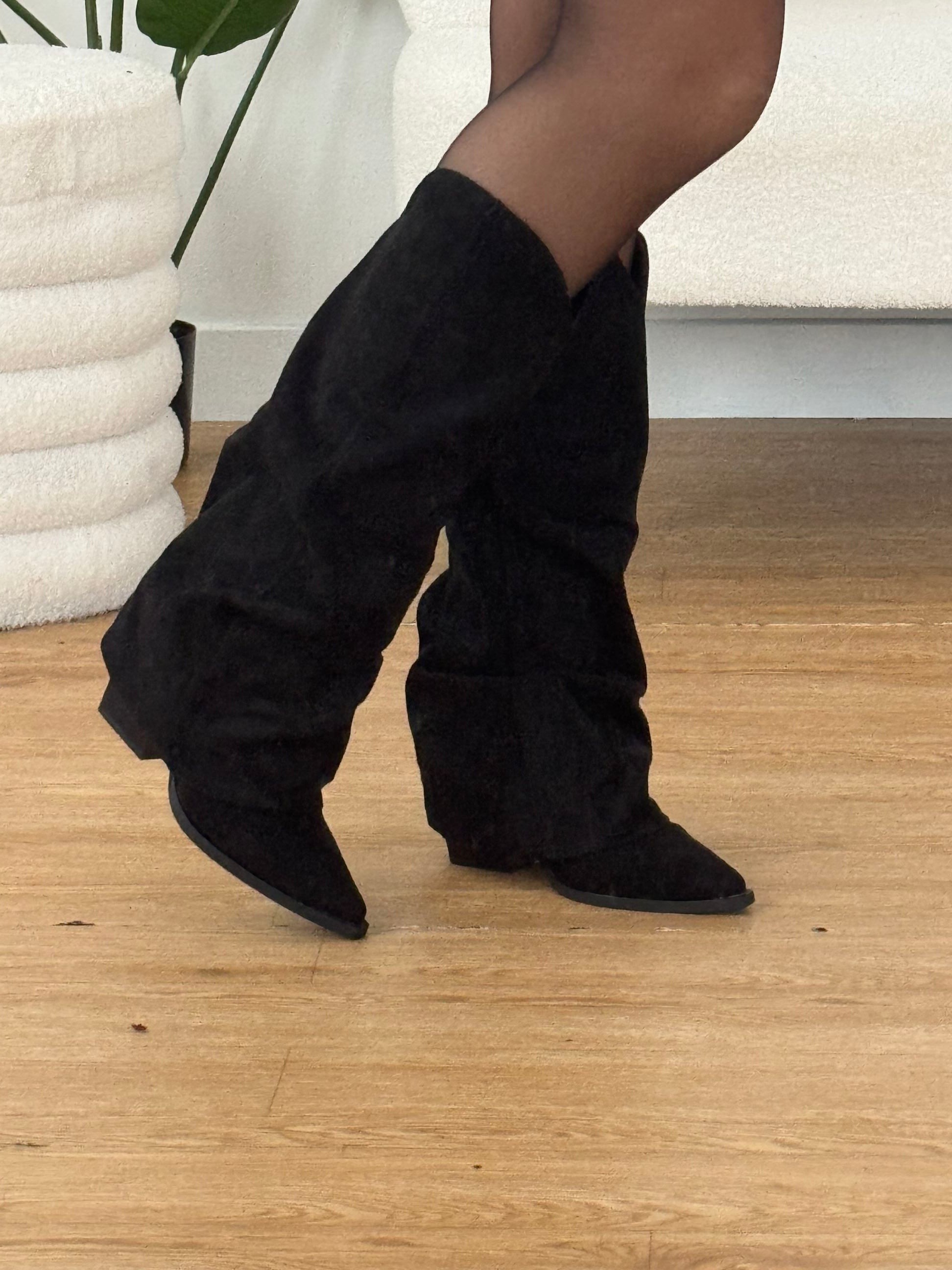 Camperos con risvolto scamosciato