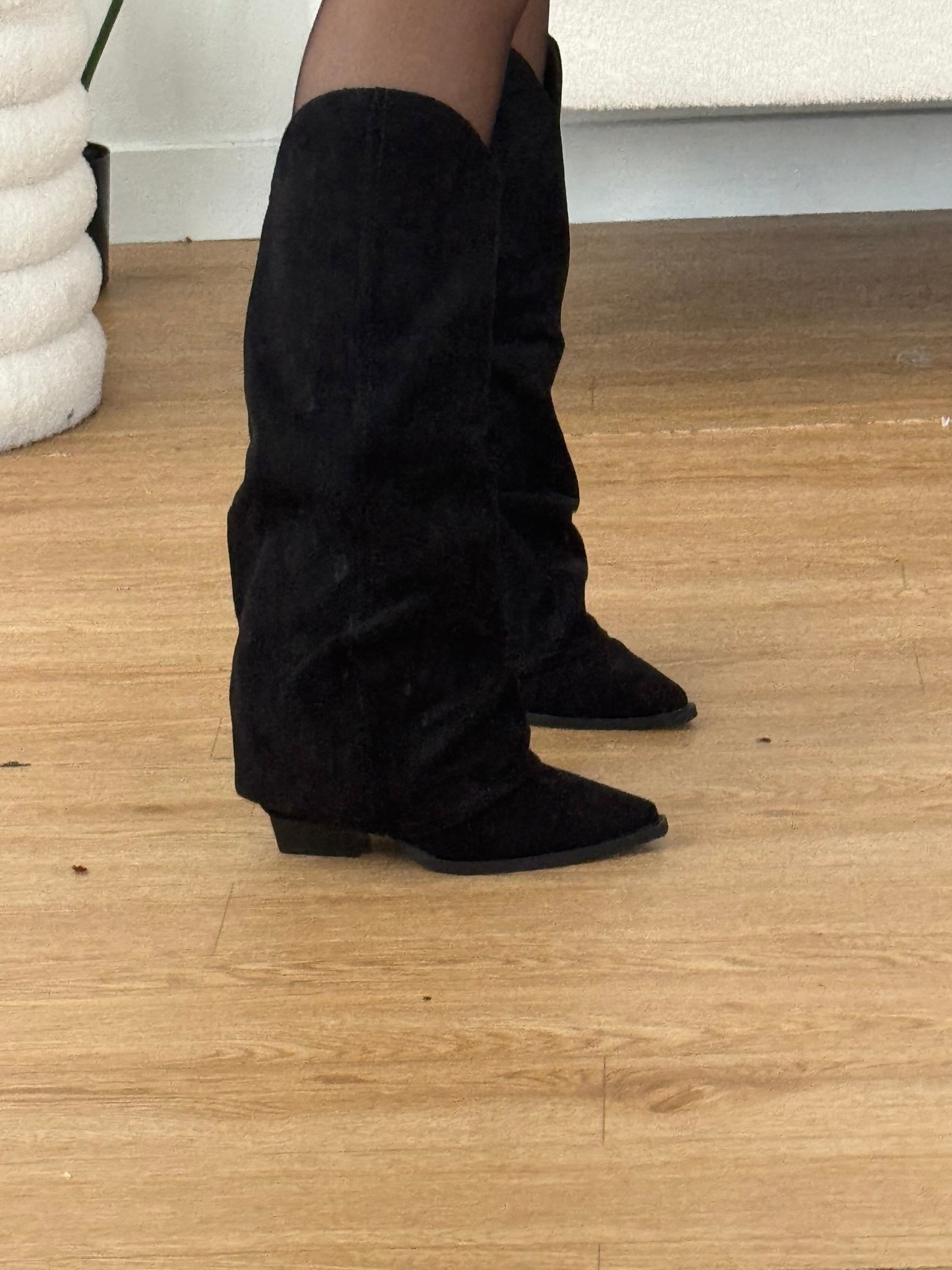 Camperos con risvolto scamosciato