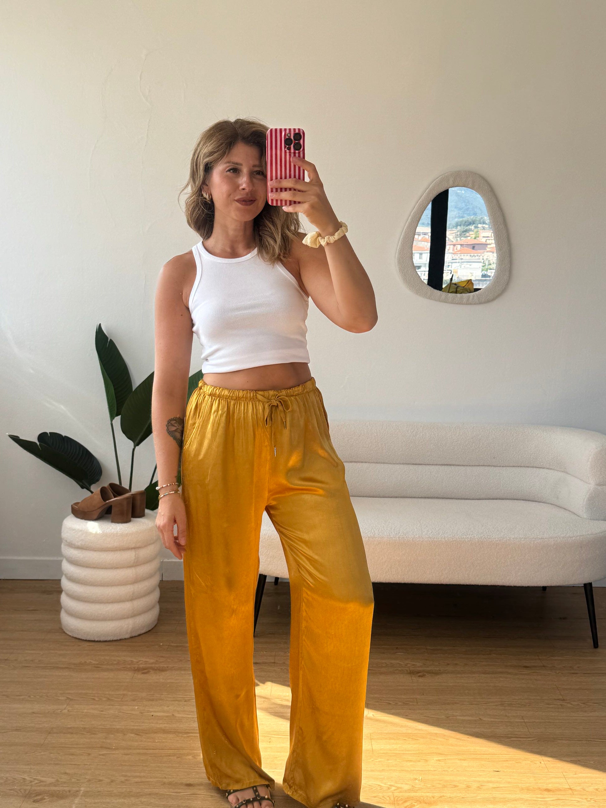 Pantalaccio effetto seta new colors
