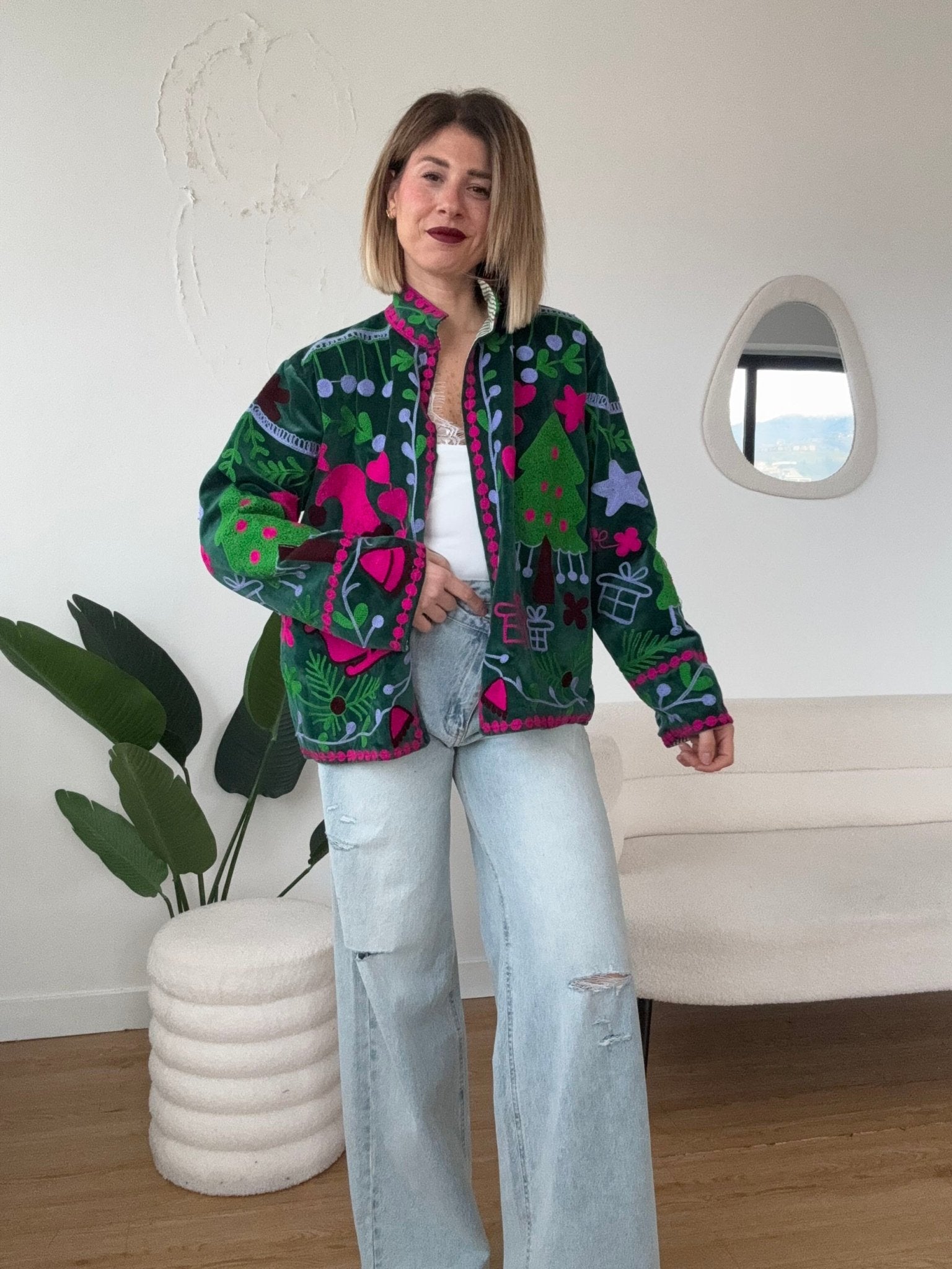 Giacca ricamanta con fodera DIECI - G.Glamour