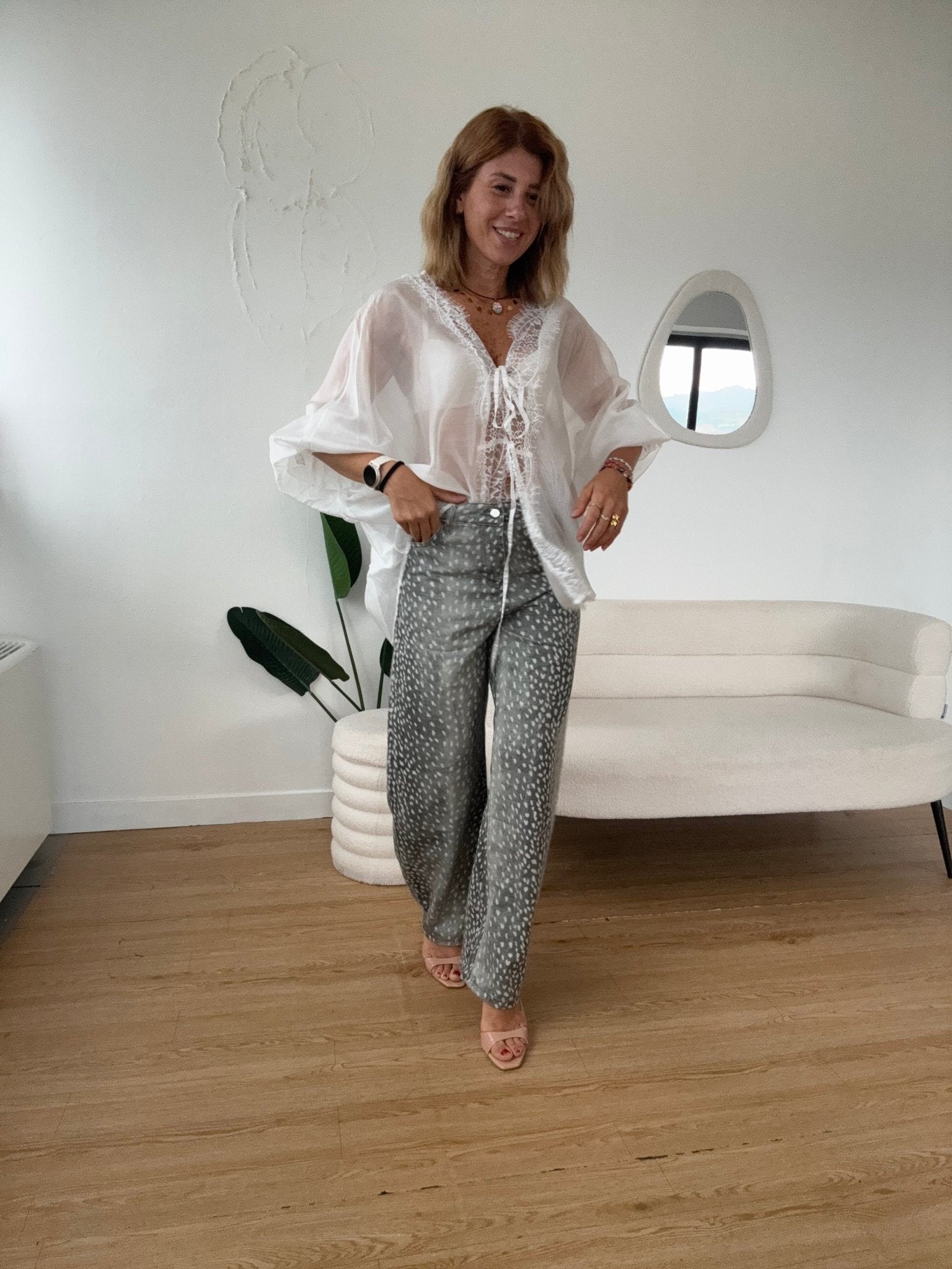 Jeans ballon stampa bambi - GGlam