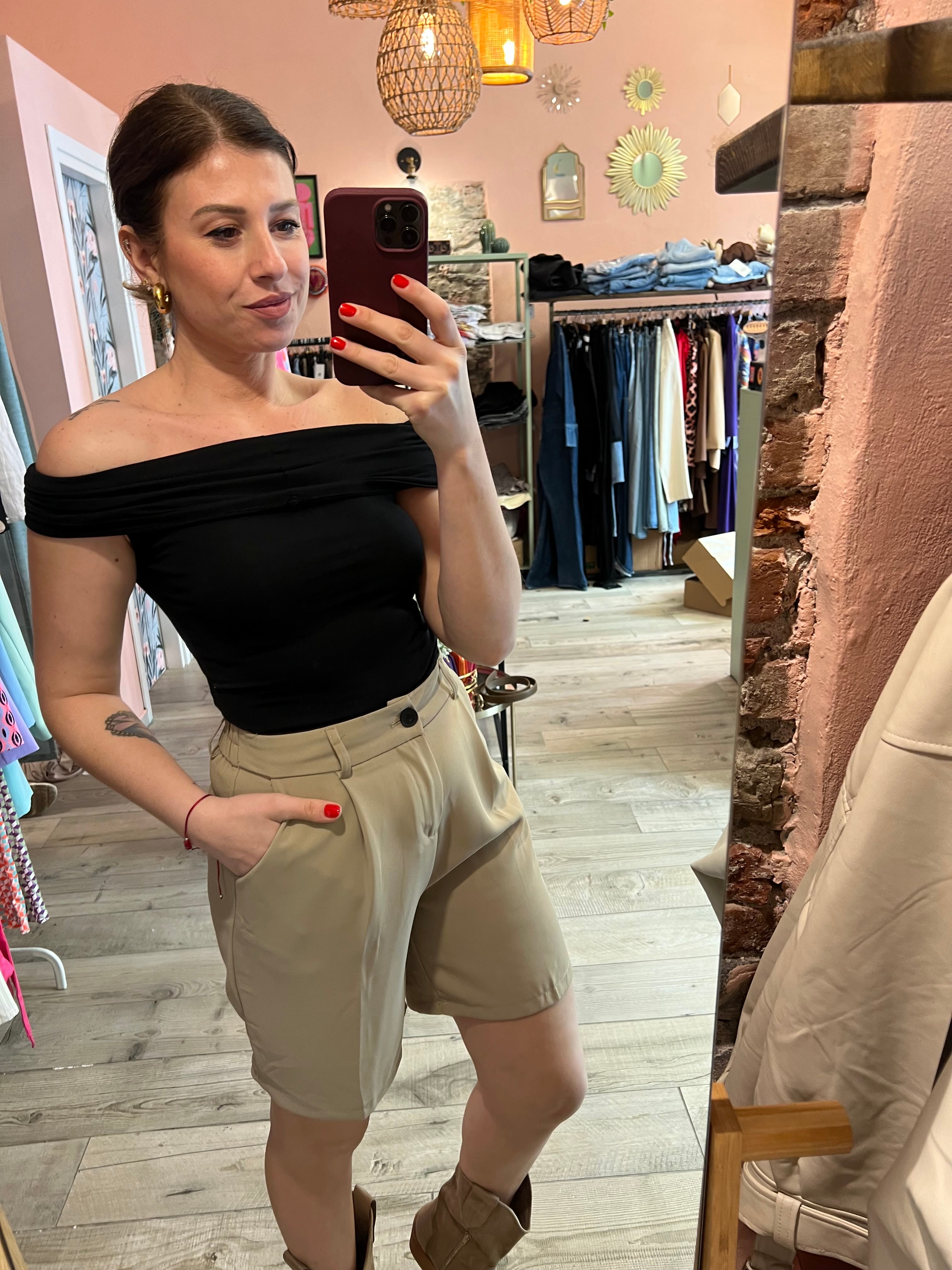 Top kim mezza manica