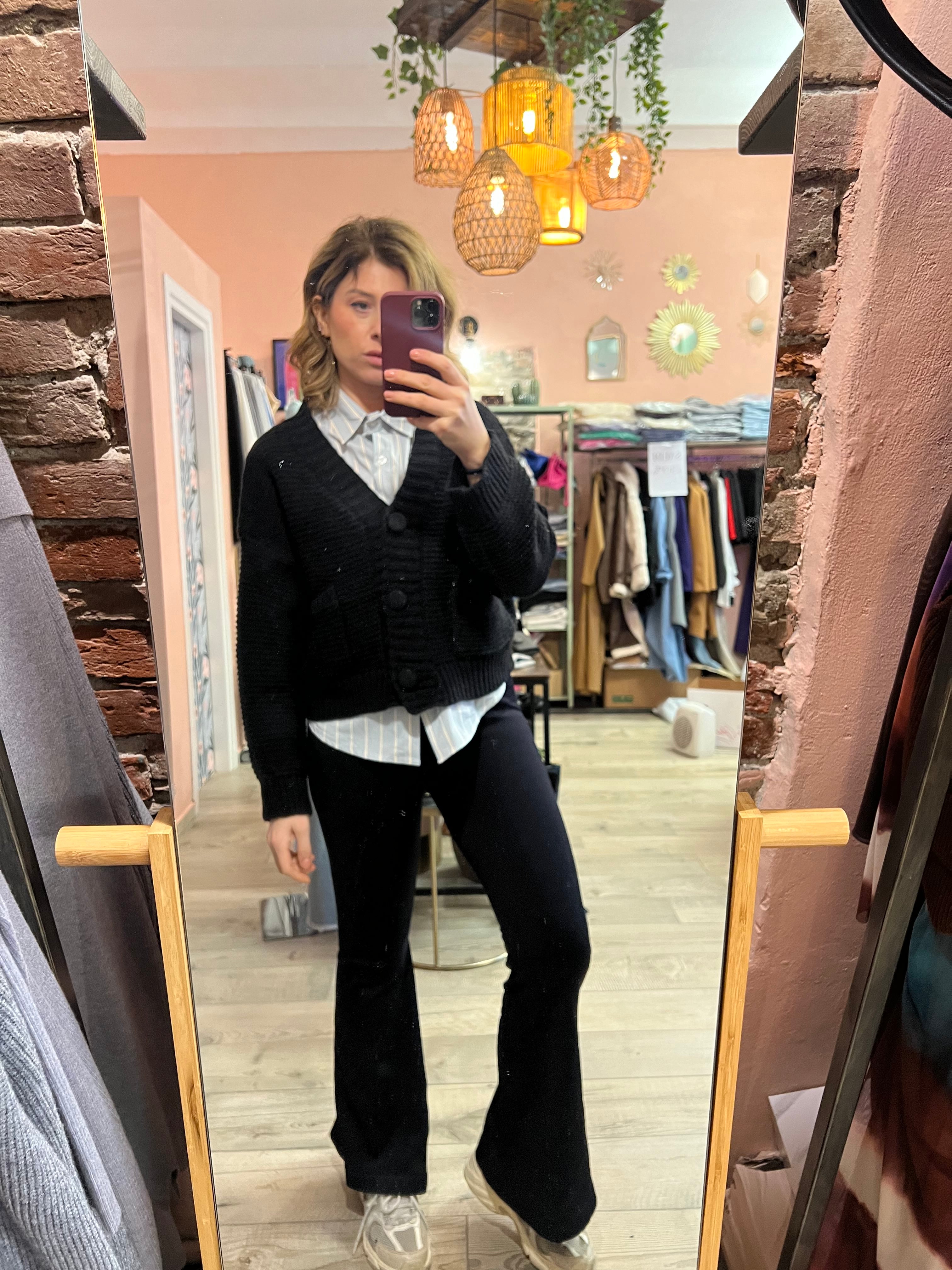Leggings a zampa vita alta