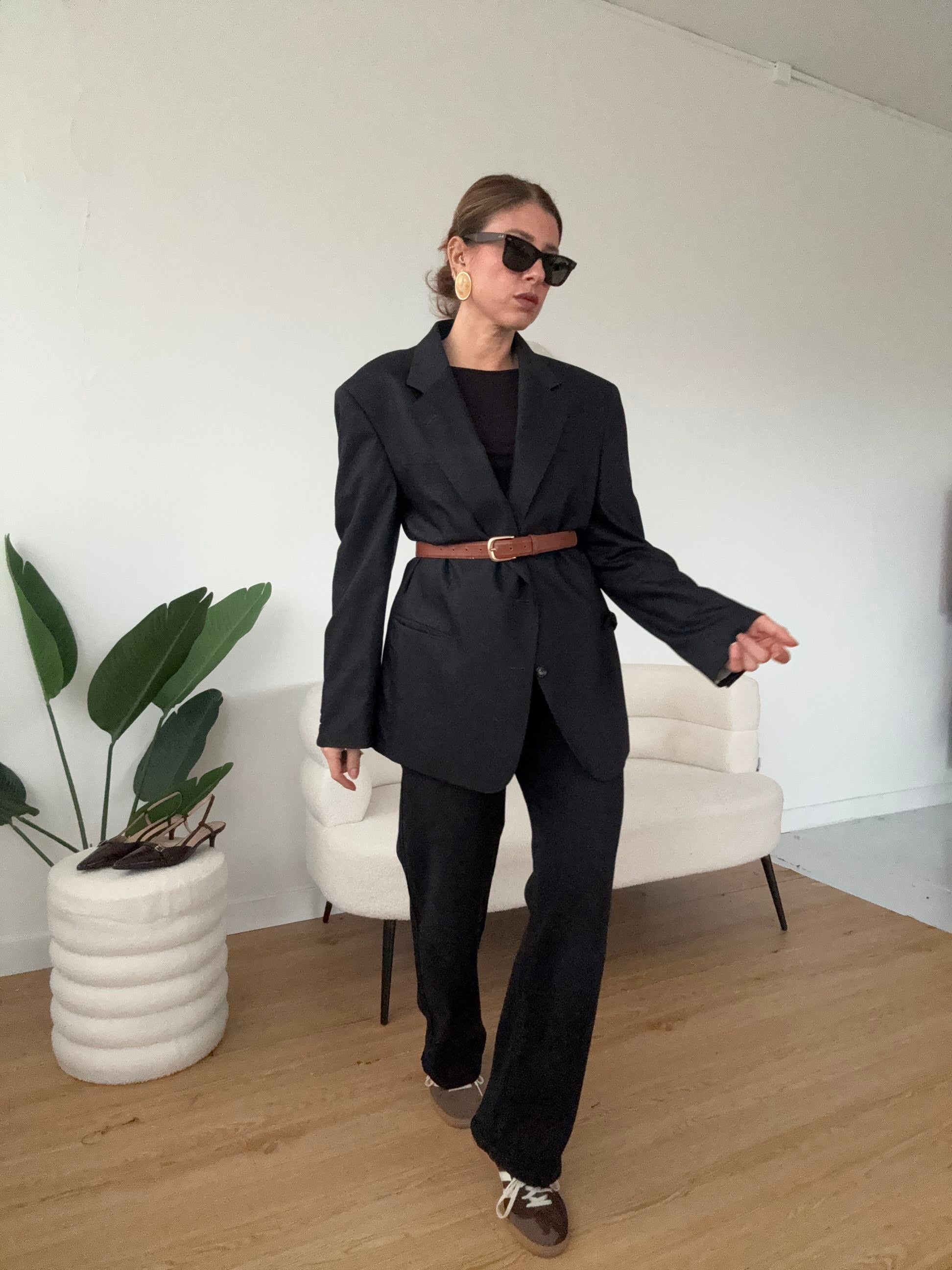 Blazer vintage oversize modello 2 bottoni