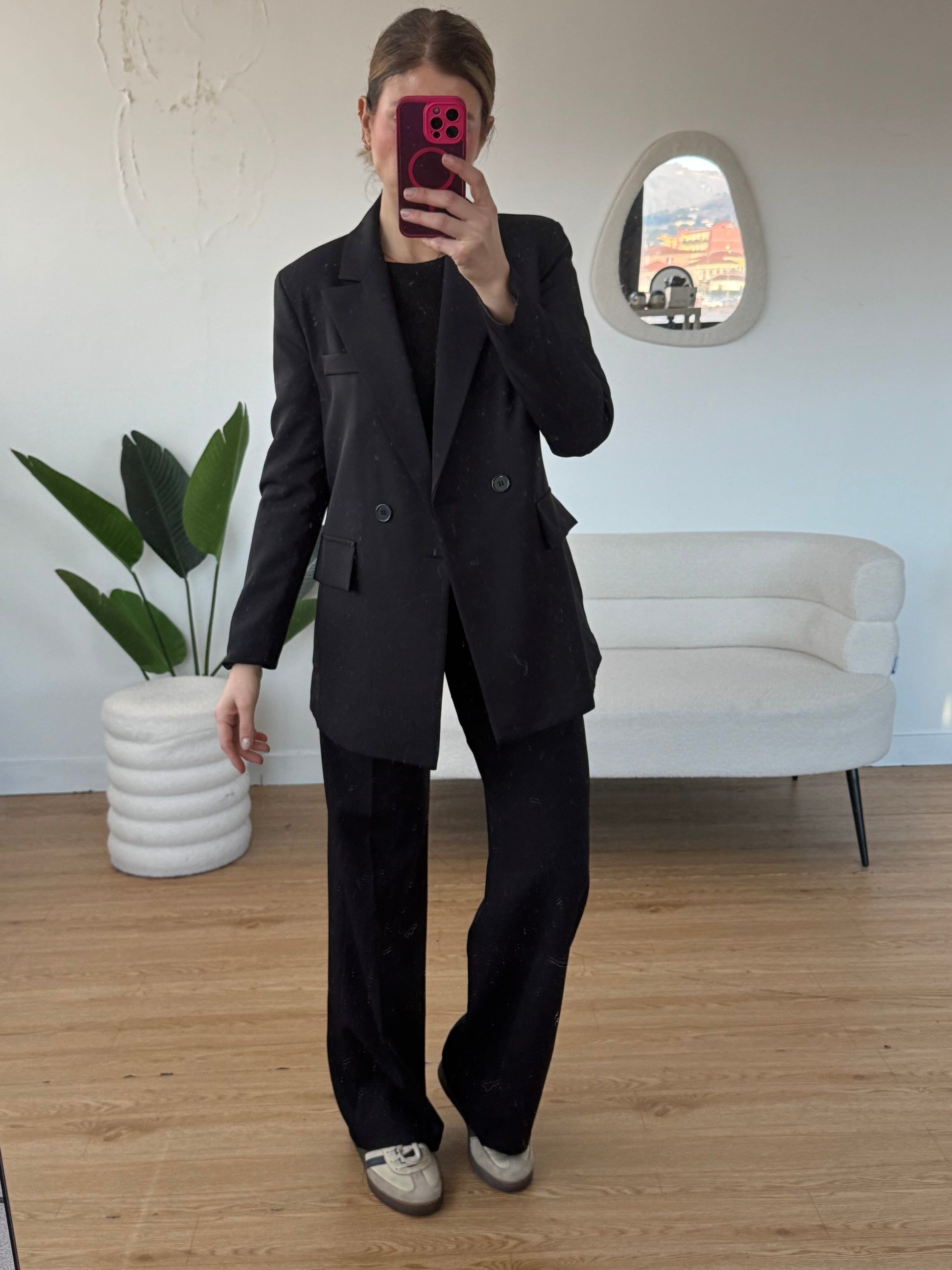 Blazer doppio petto completo basic