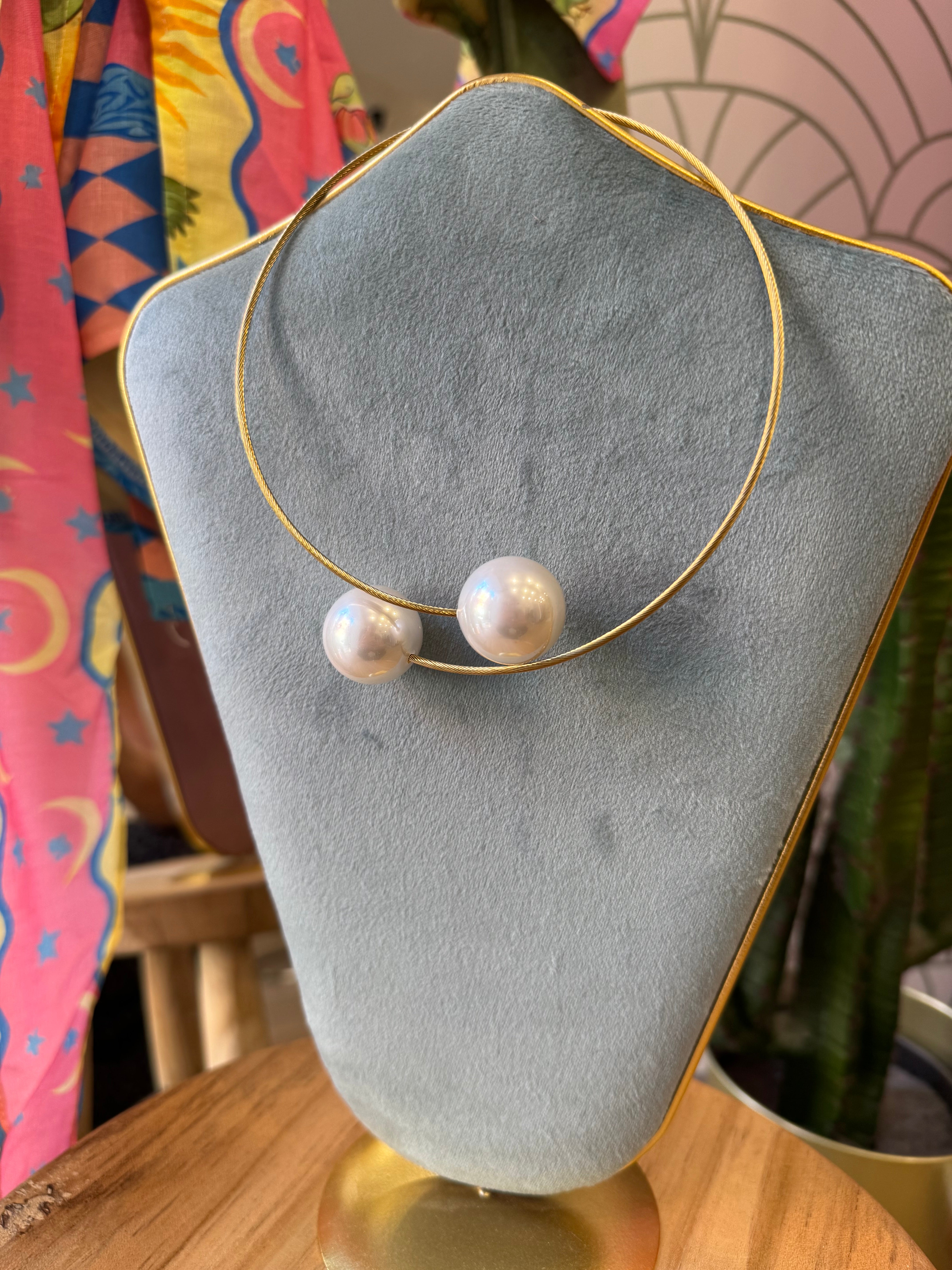 Collana maxi perle