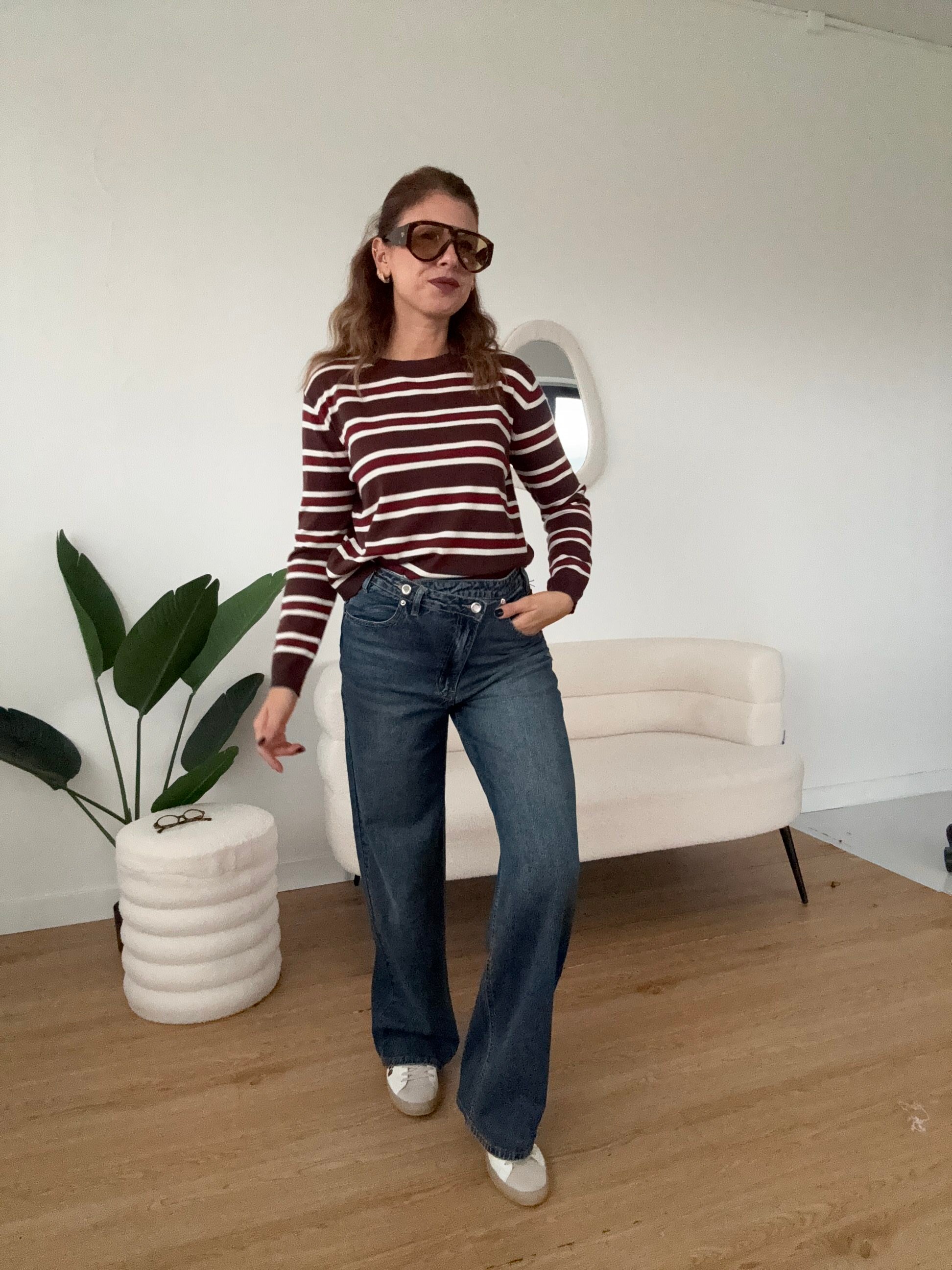 Maglioncino a righe grandi