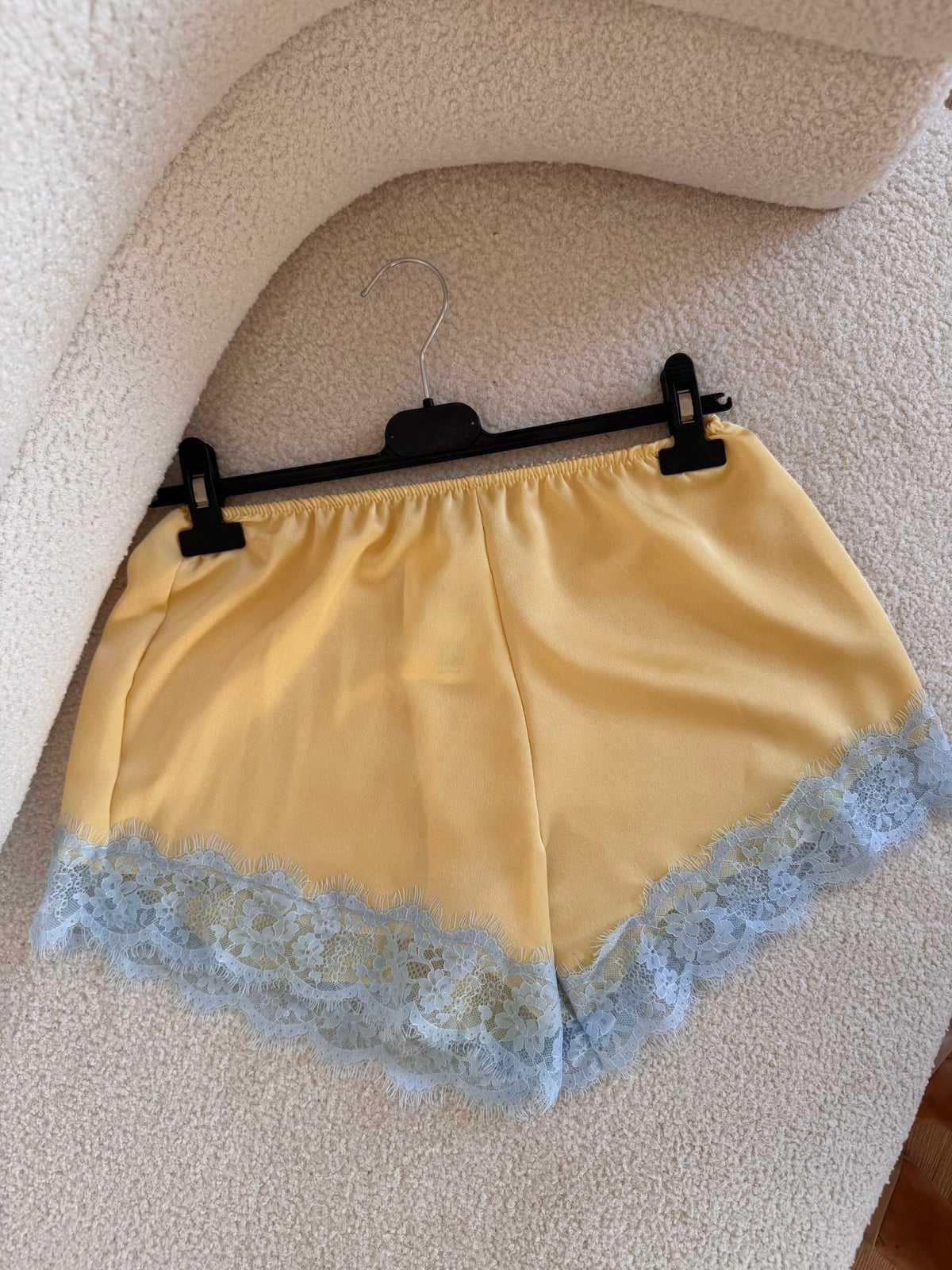 Shorts effetto seta in pizzo - G.Glamour
