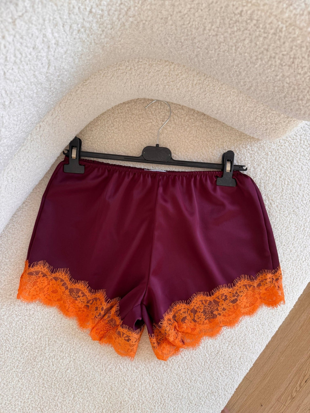 Shorts effetto seta in pizzo - G.Glamour