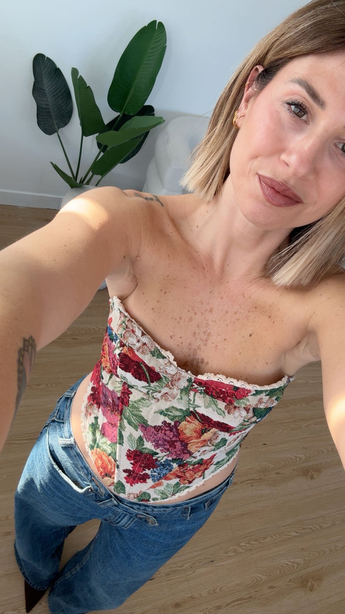 Corpetto damascato regolabile