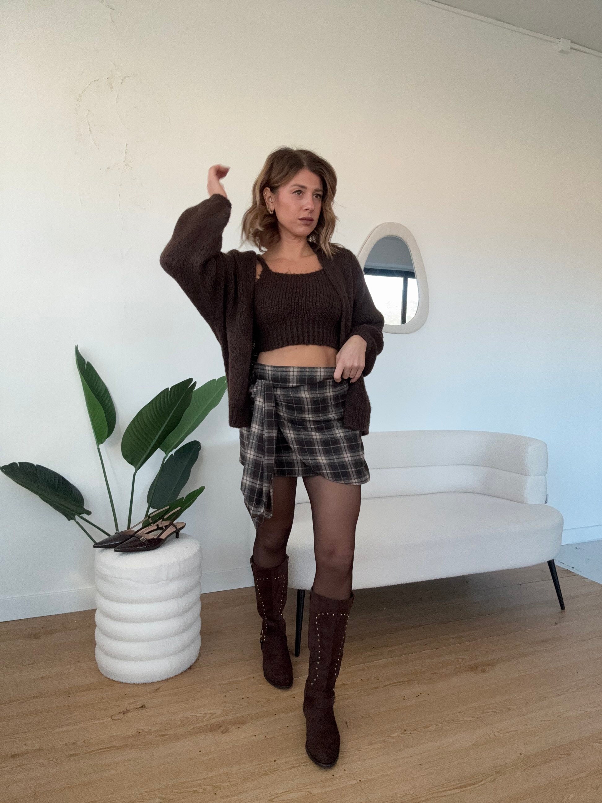 Twin set canotta e cardigan