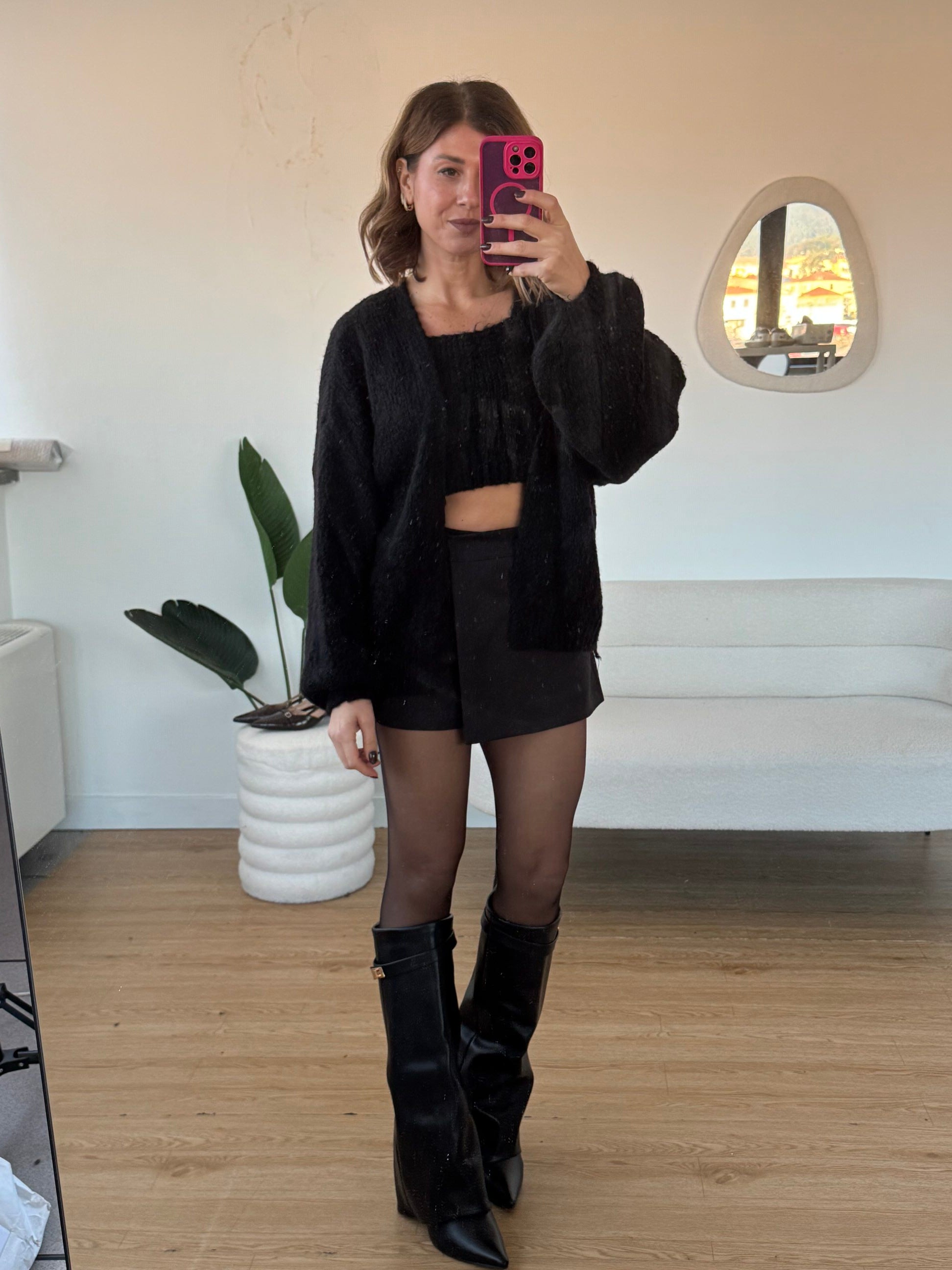 Twin set canotta e cardigan