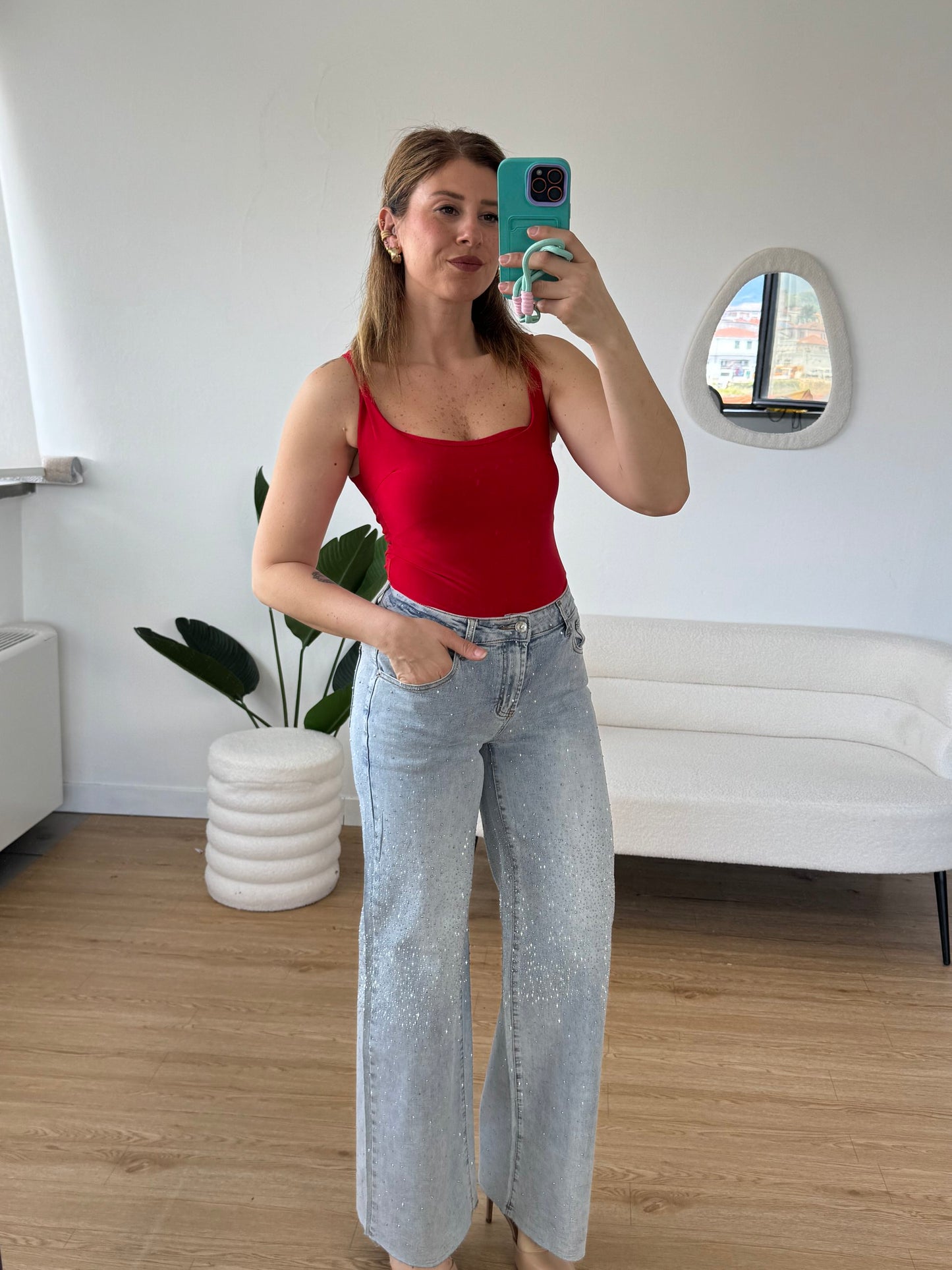 Jeans strass new version elasticizzato