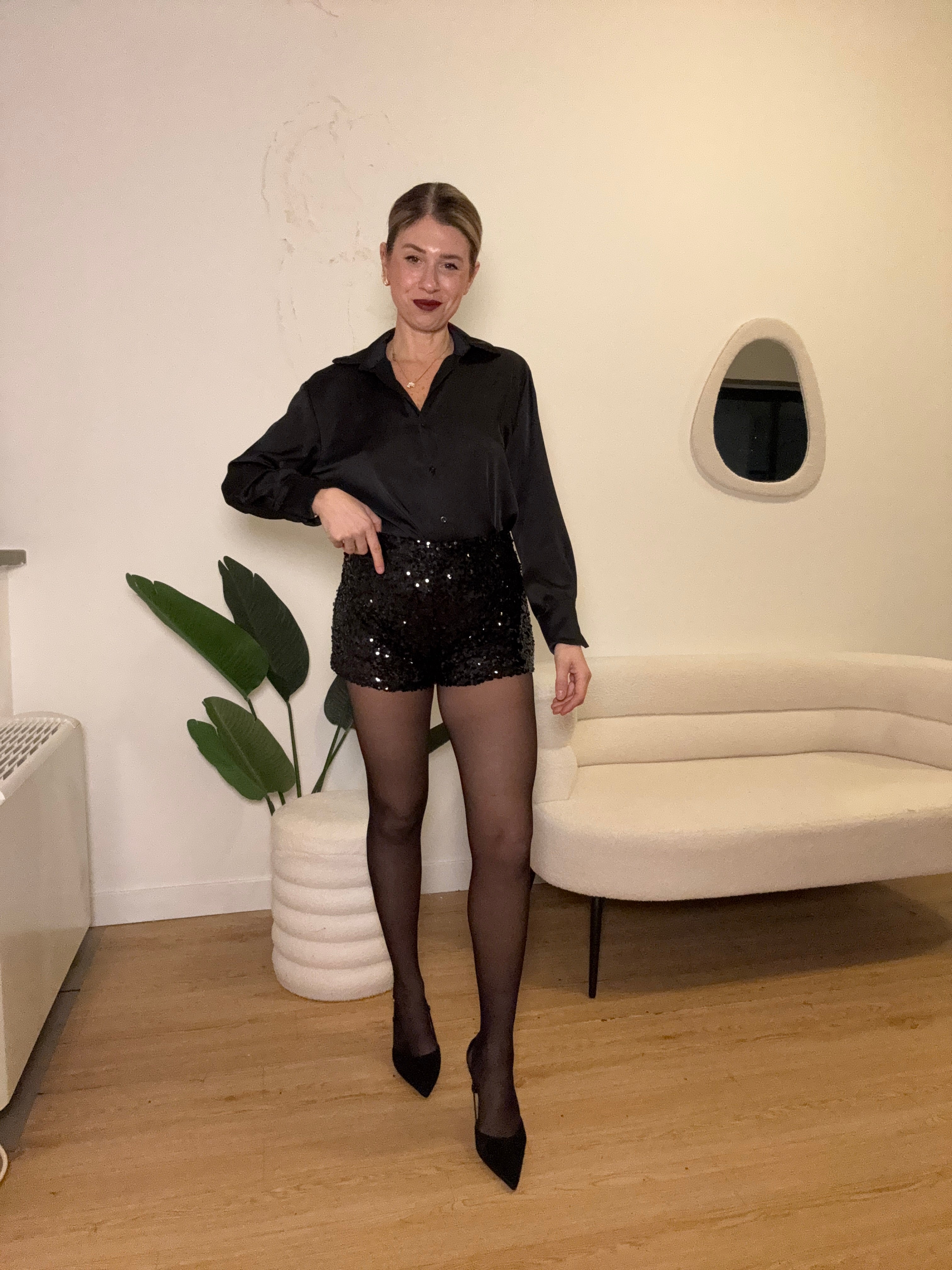 Camicia effetto seta