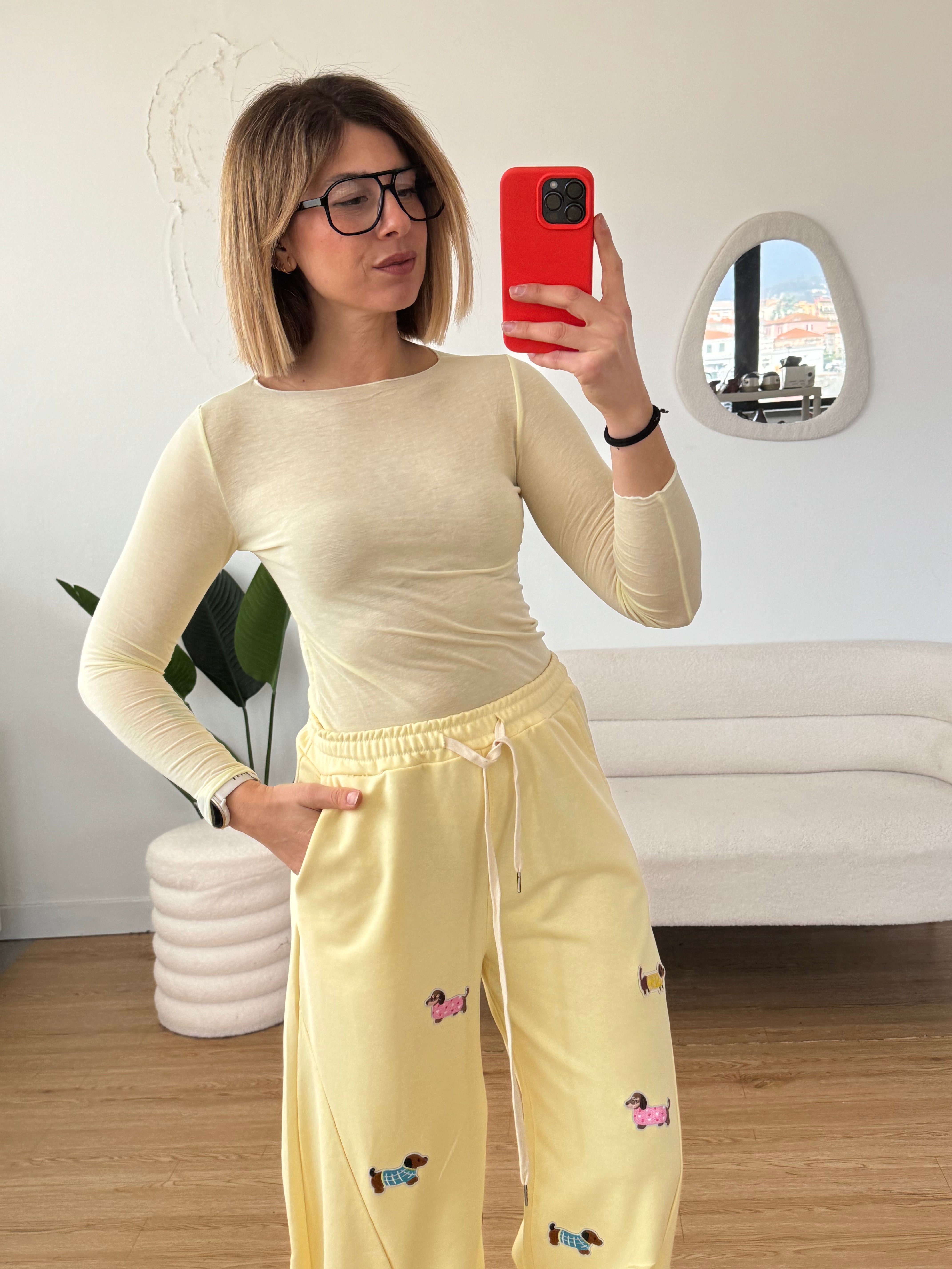 Maglia cachemire scollo ampio