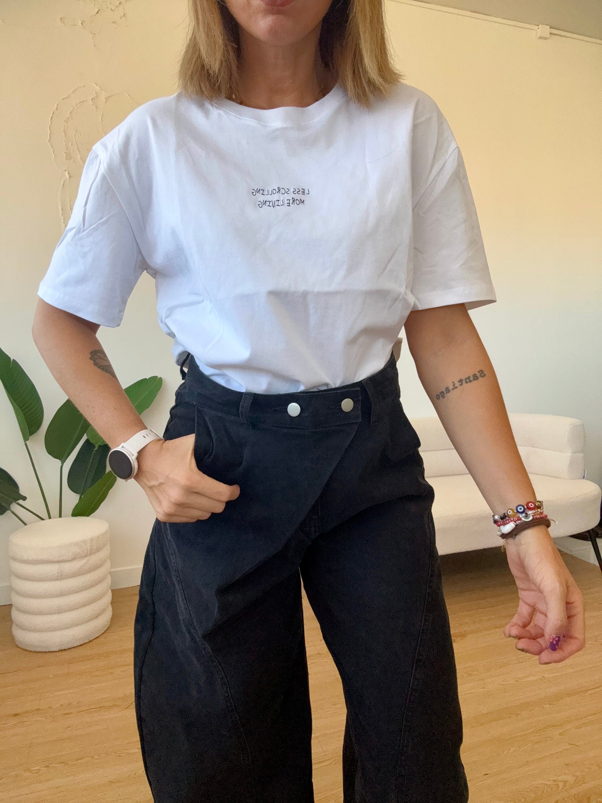 LUMINA-T-shirt "less scrolling"