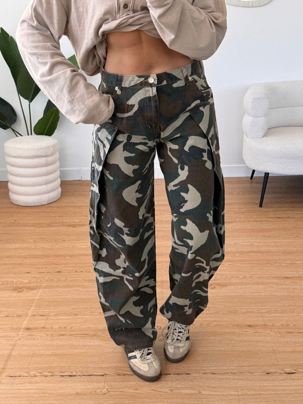 Jeans barrel camouflage - GGlam