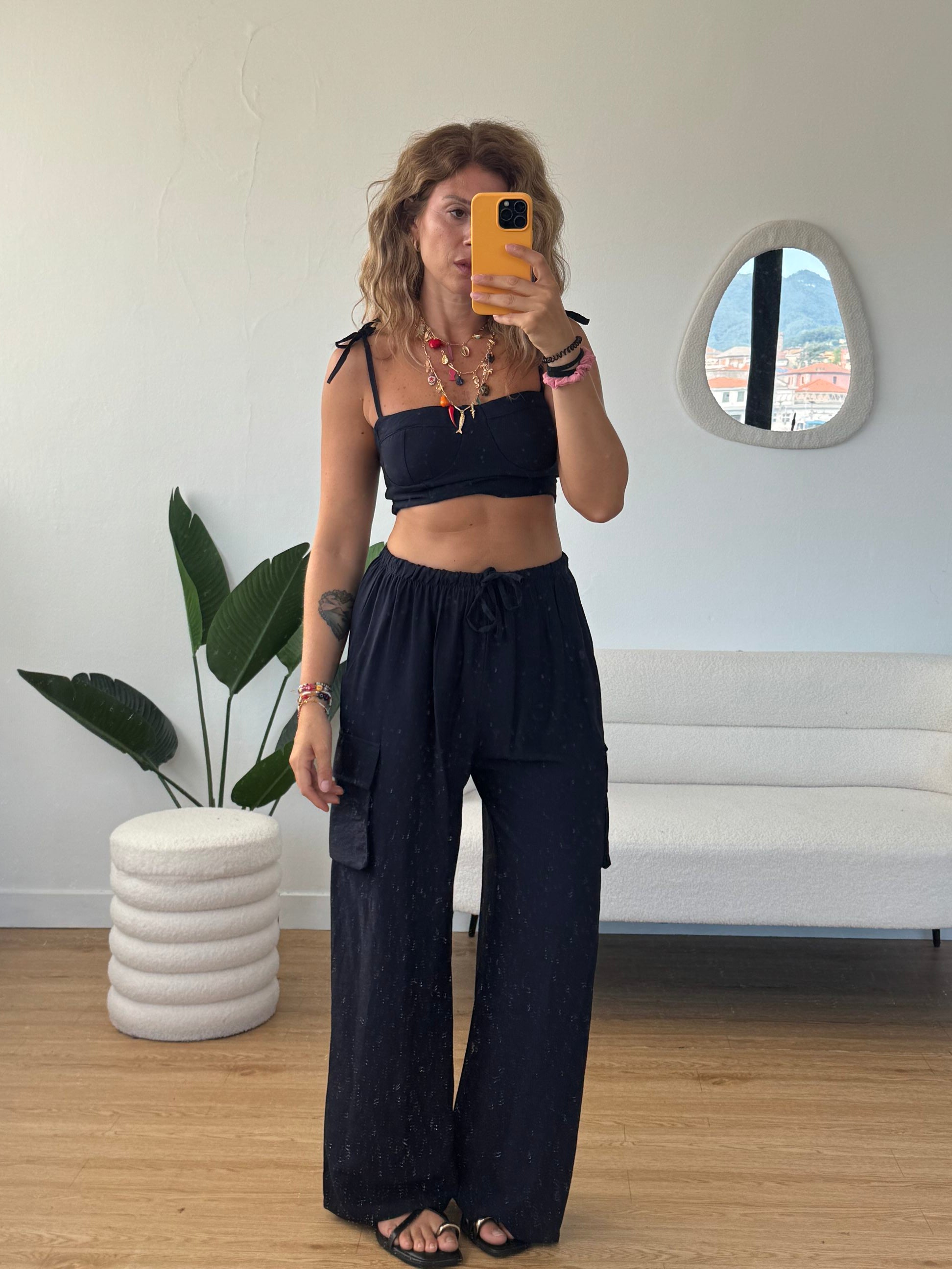 Completo pantaloni cargo
