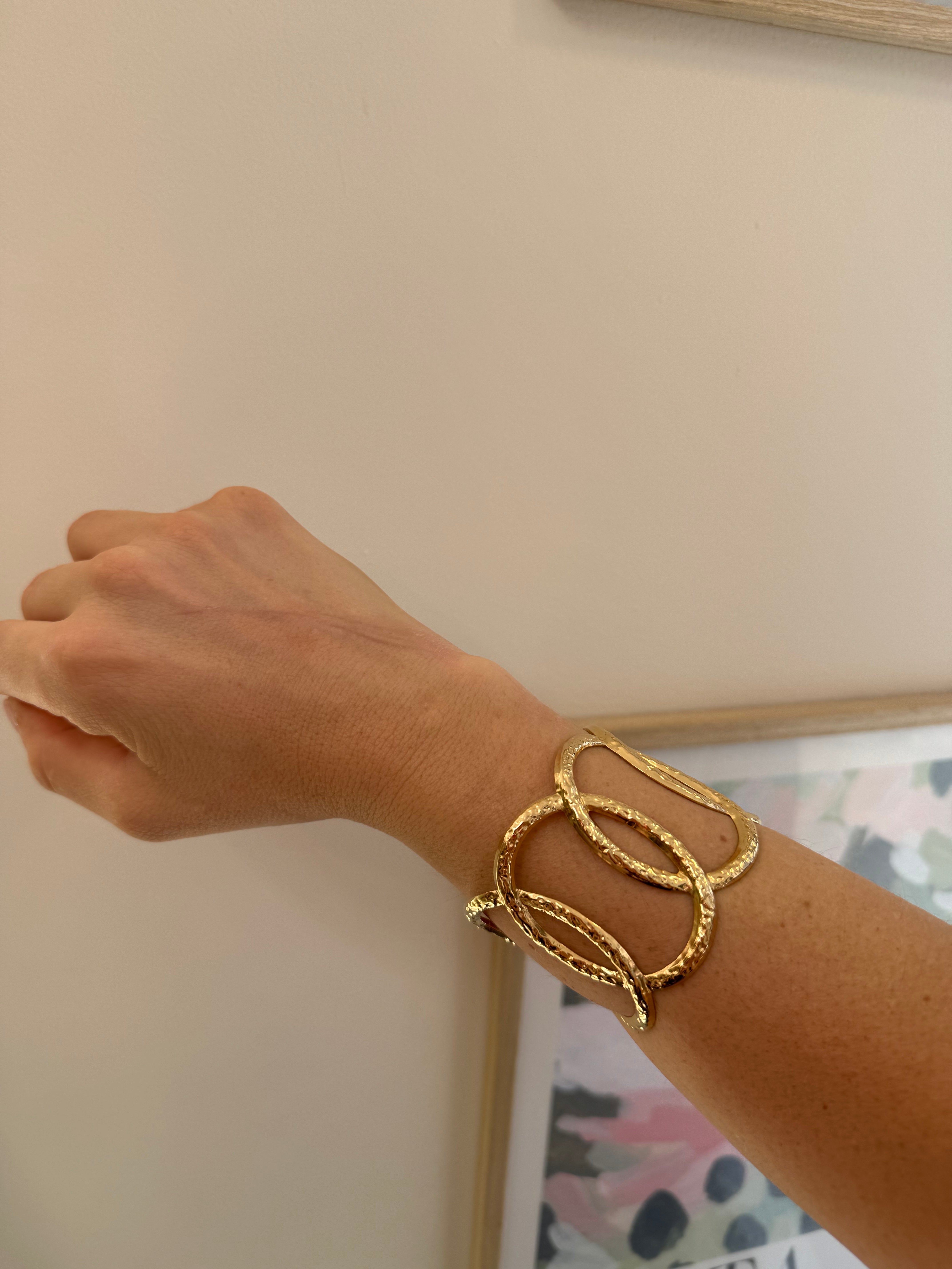 Bracciali dorati mix