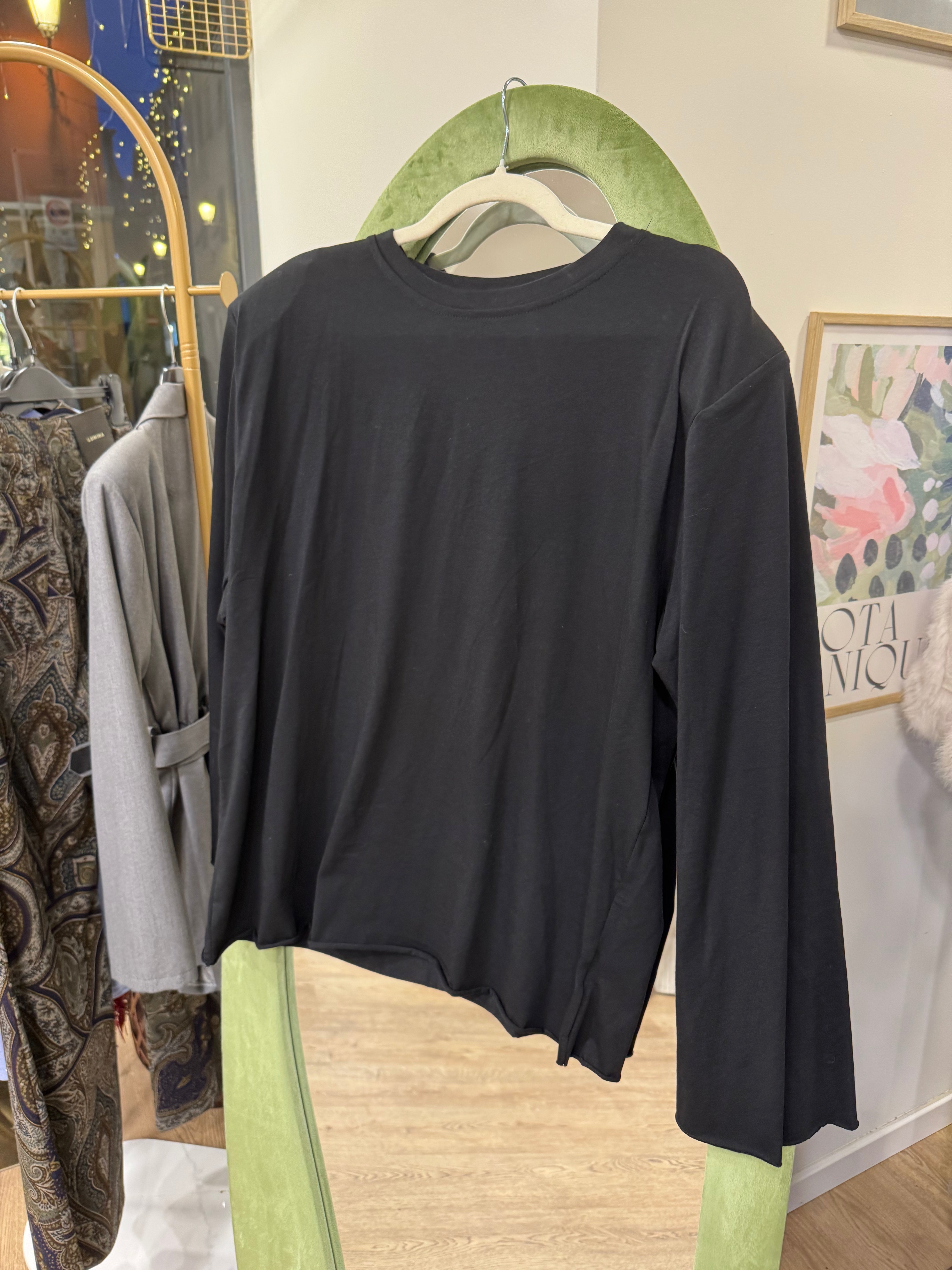 Maxi maglia con spallina