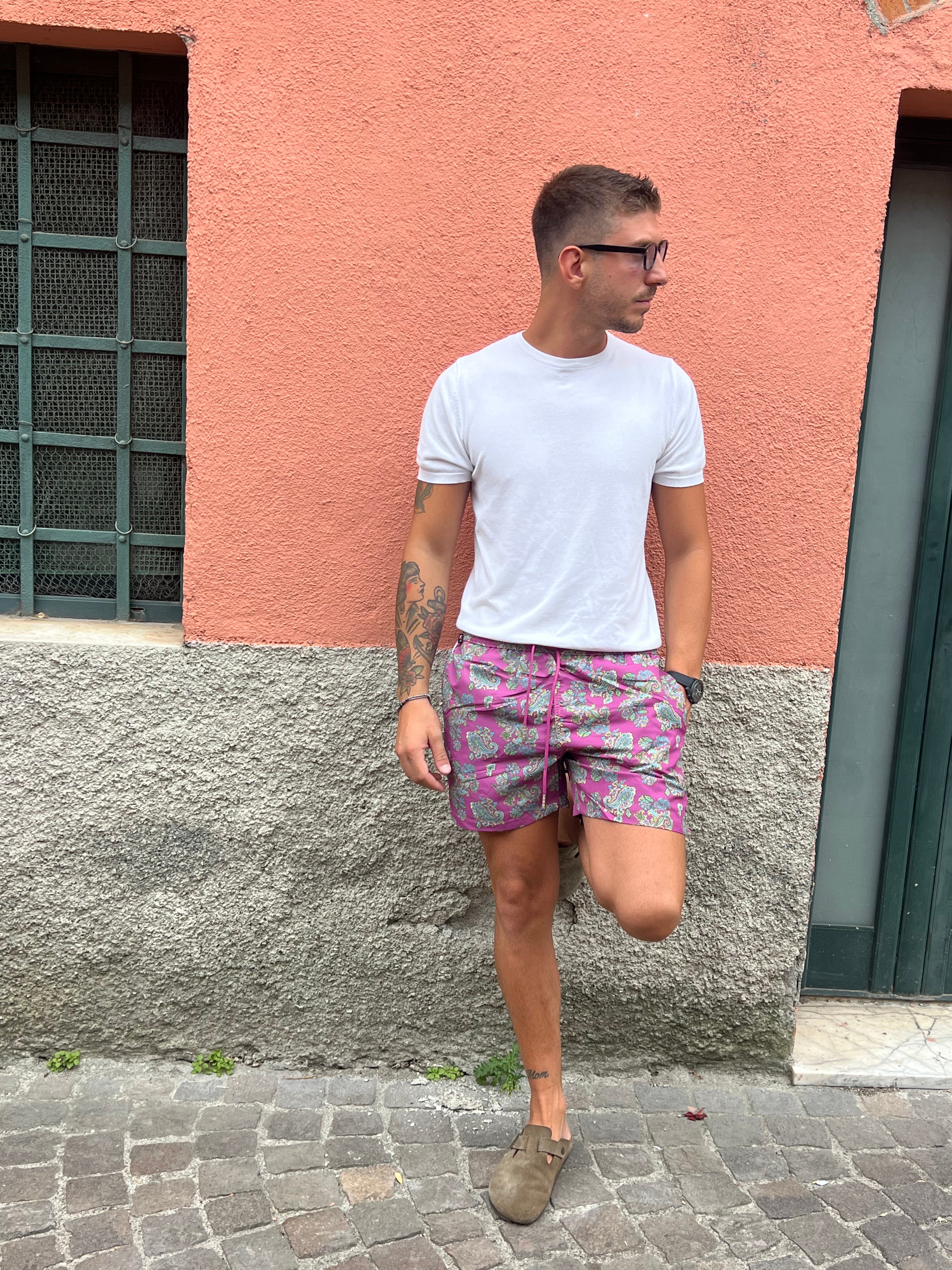 Costume shorts cashmere rosa