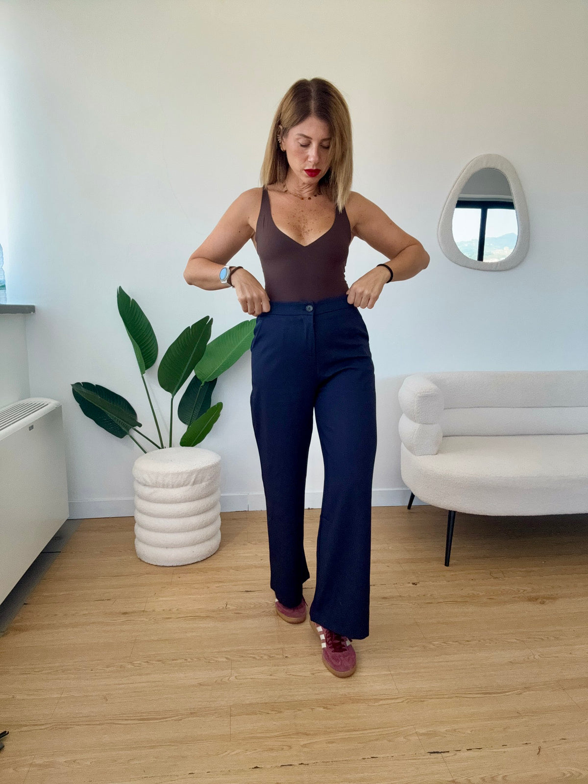 Pantaloni a palazzo completo Emma