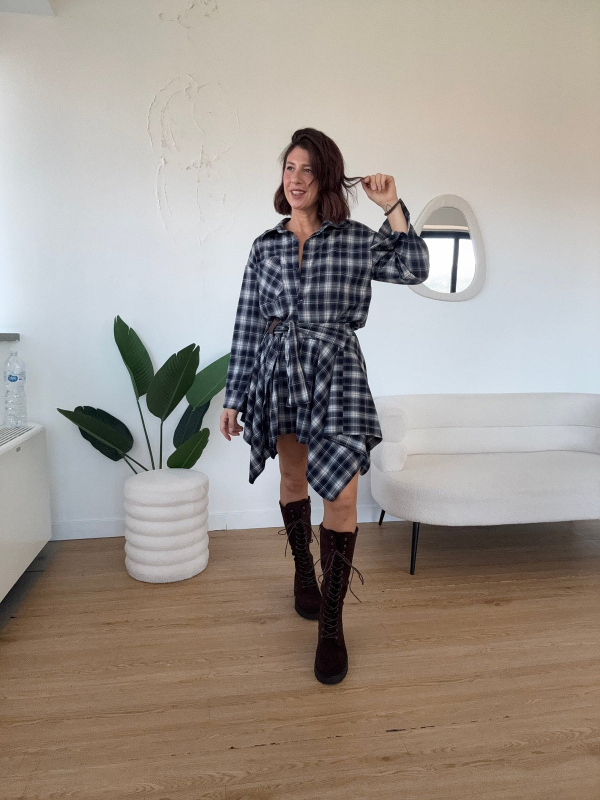 Camicia a quadri completo route 66 - GGlam