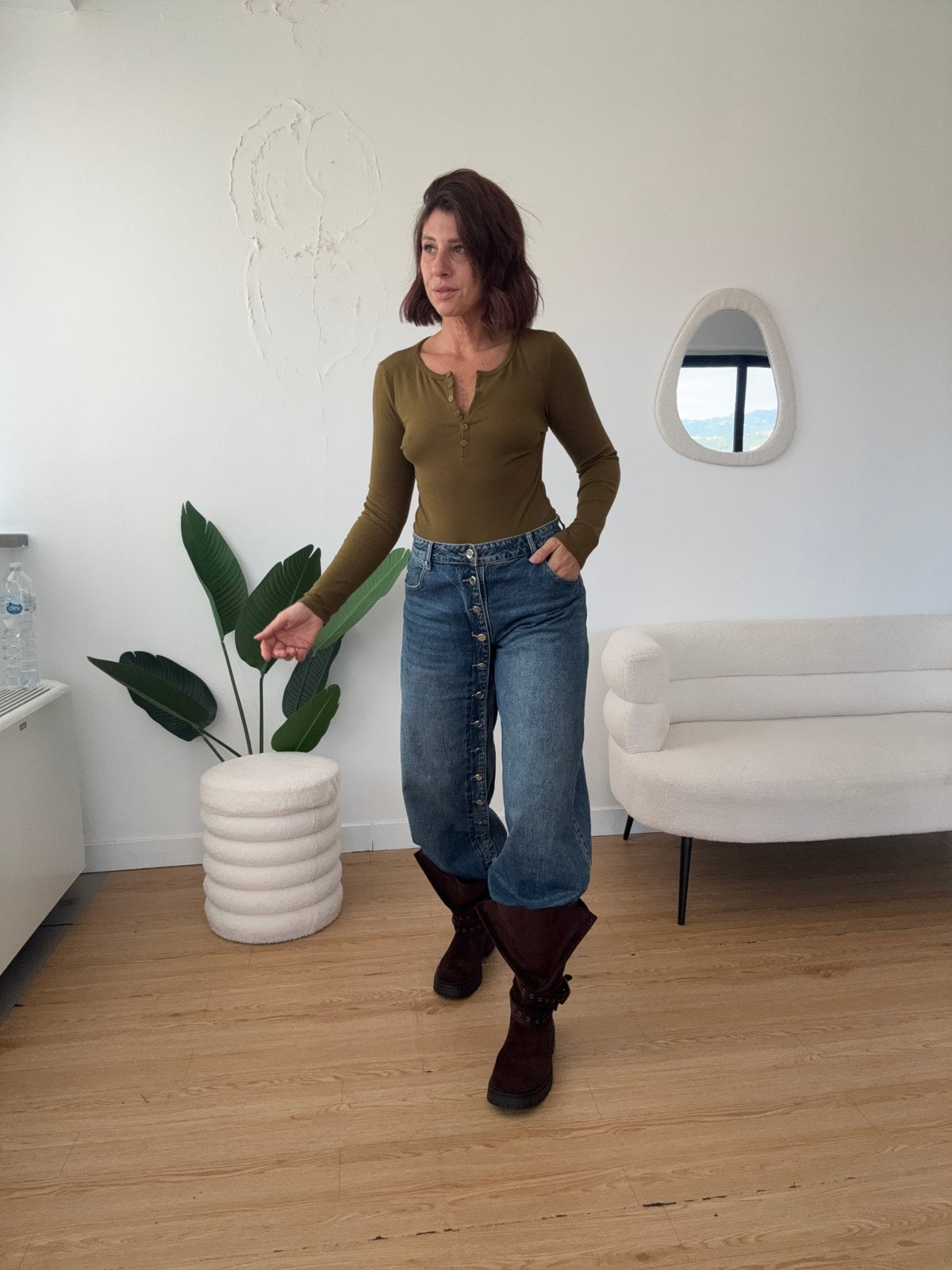 Body a costine con bottoni - GGlam