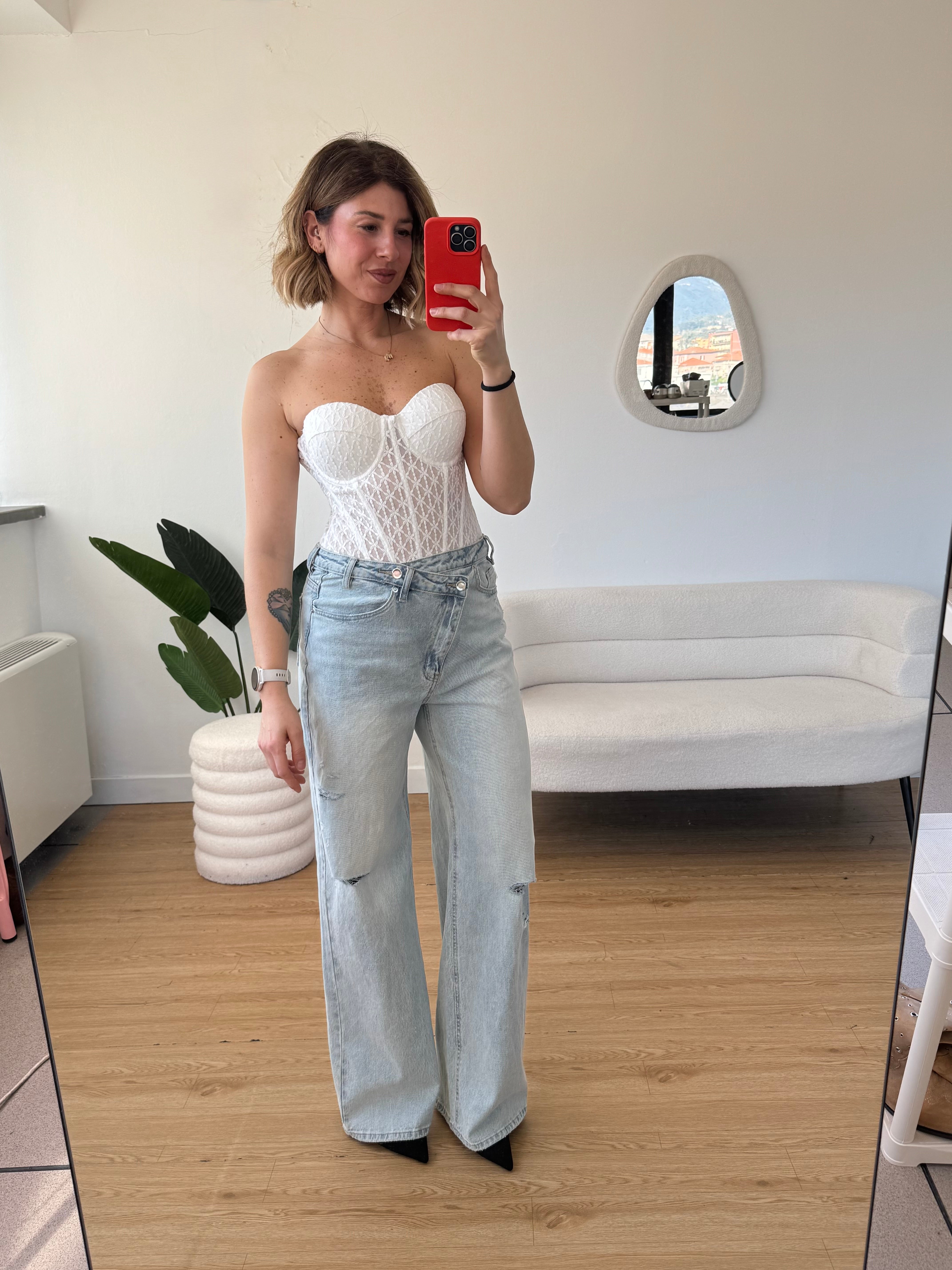 Corpetto bianco imbottito