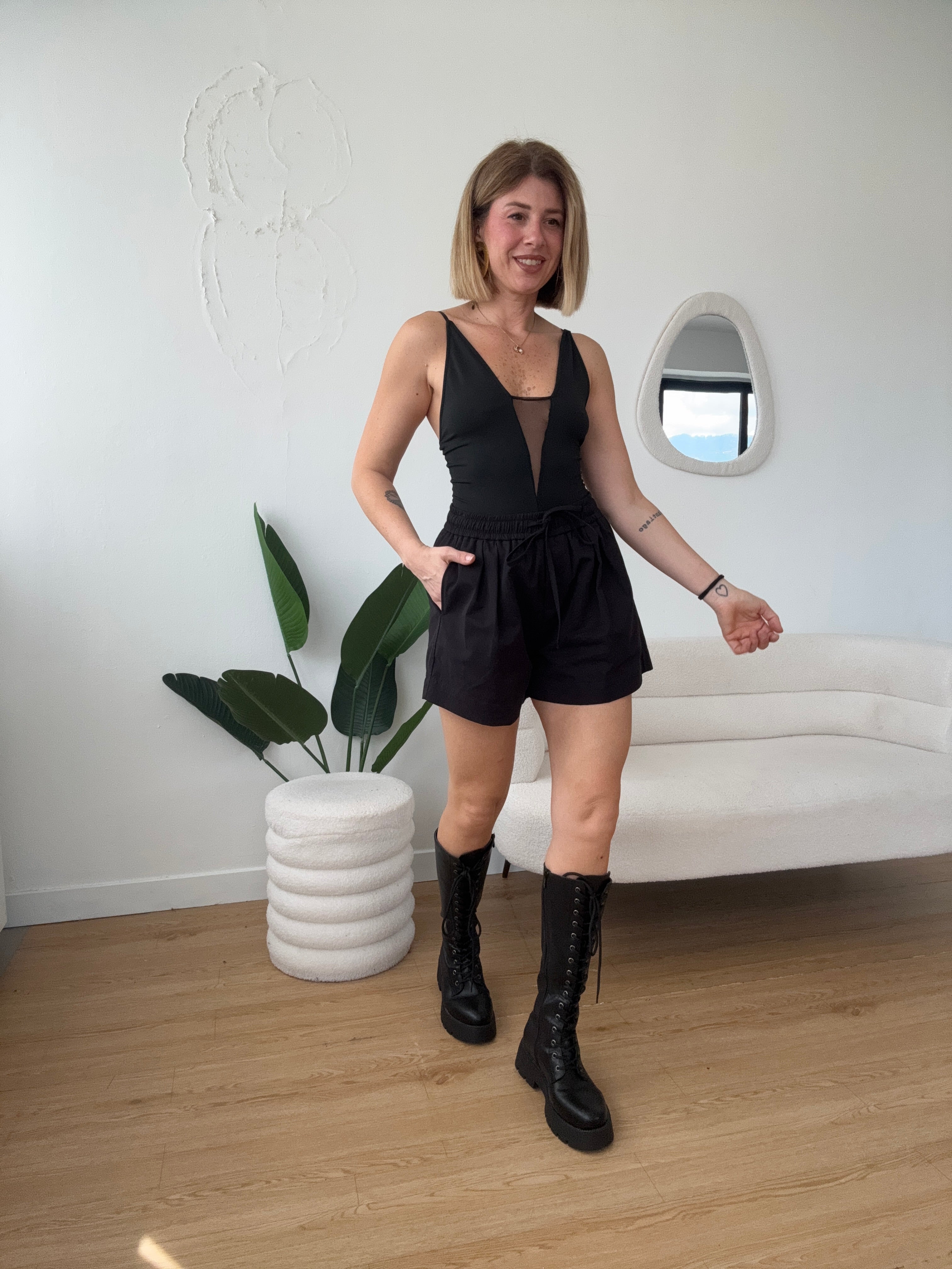 Shorts con elastico