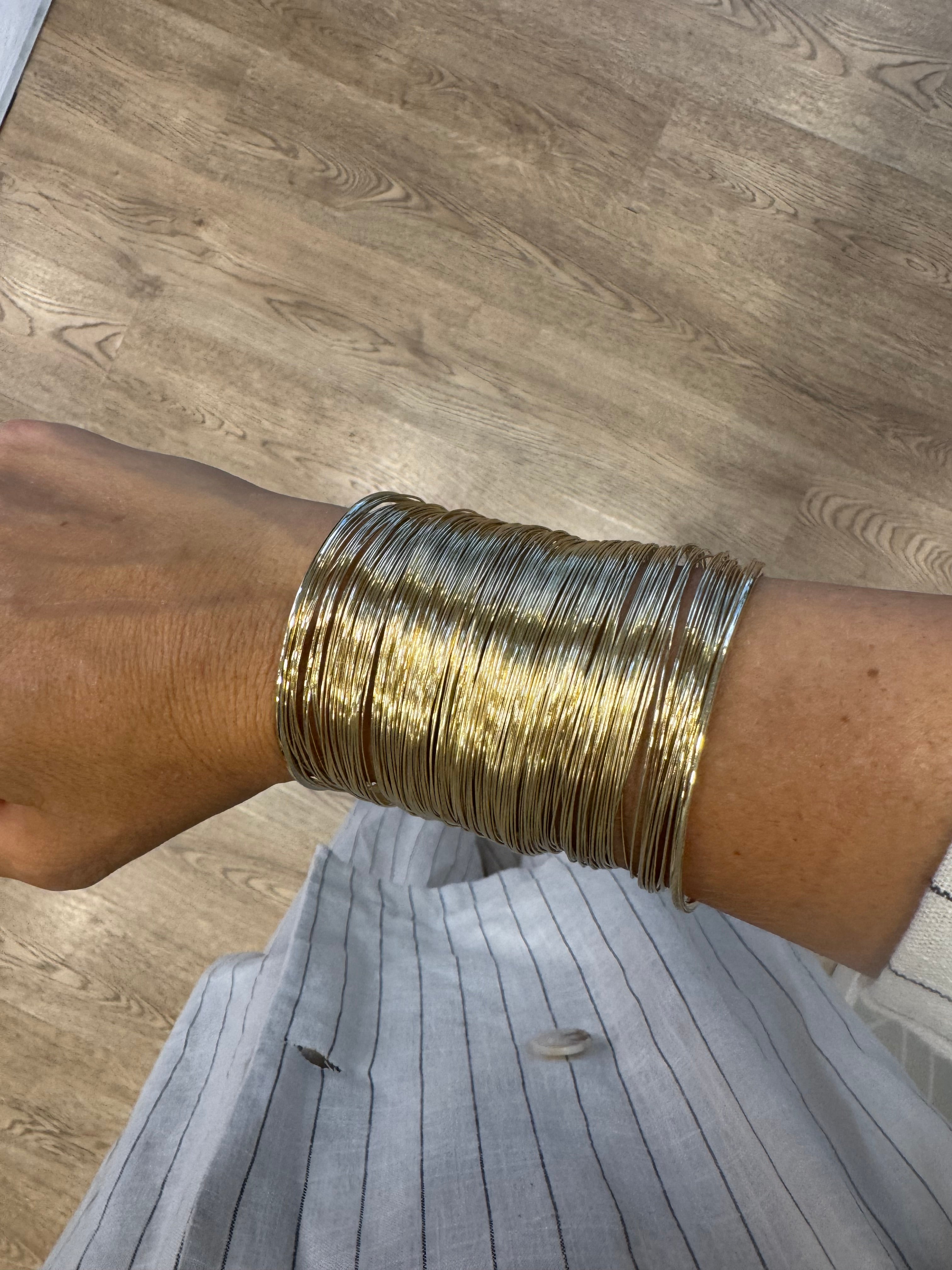 Bracciale polso rigido regolabile