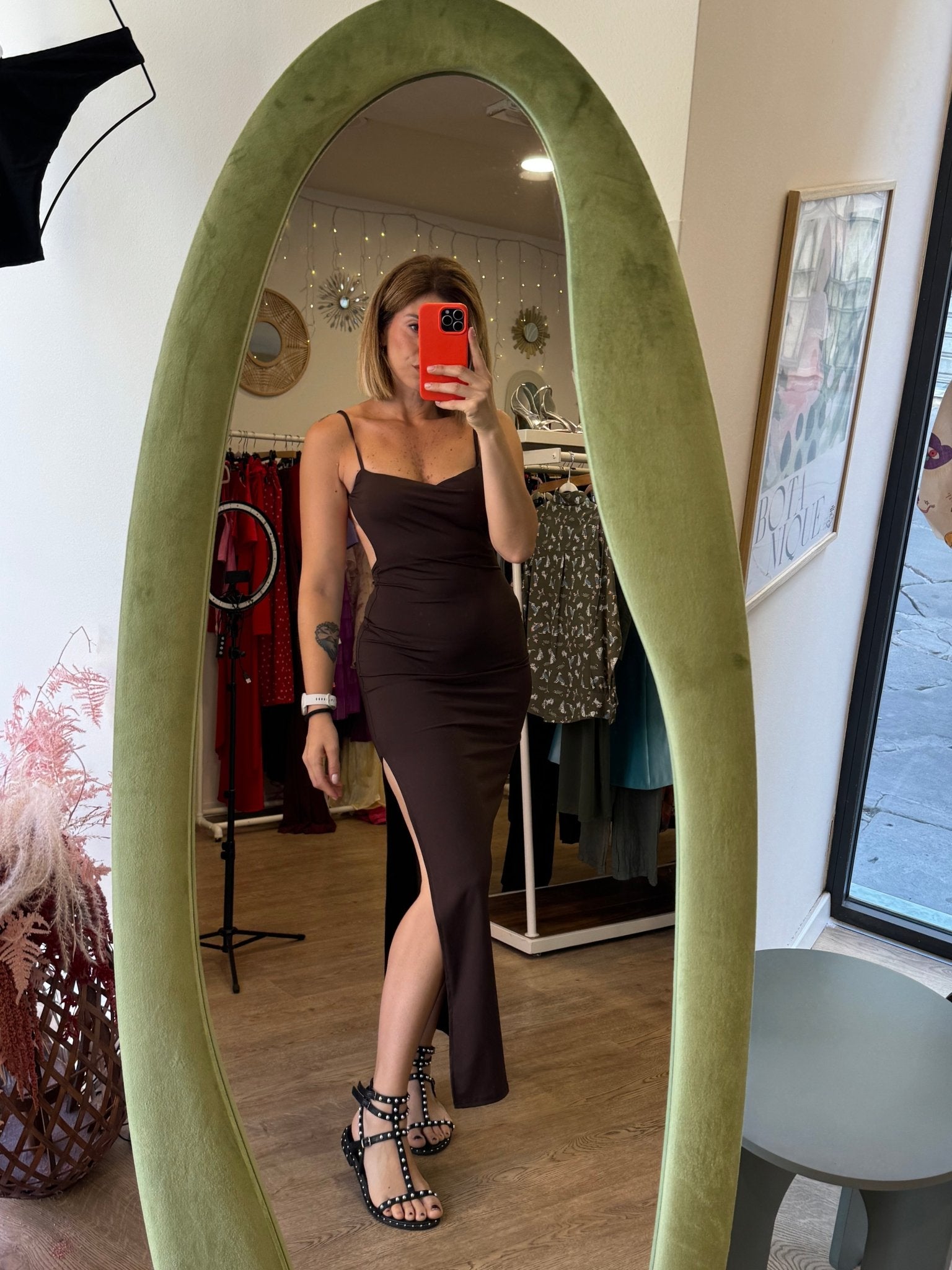 Abito Kim con bretelle scollato sul retro - G.Glamour